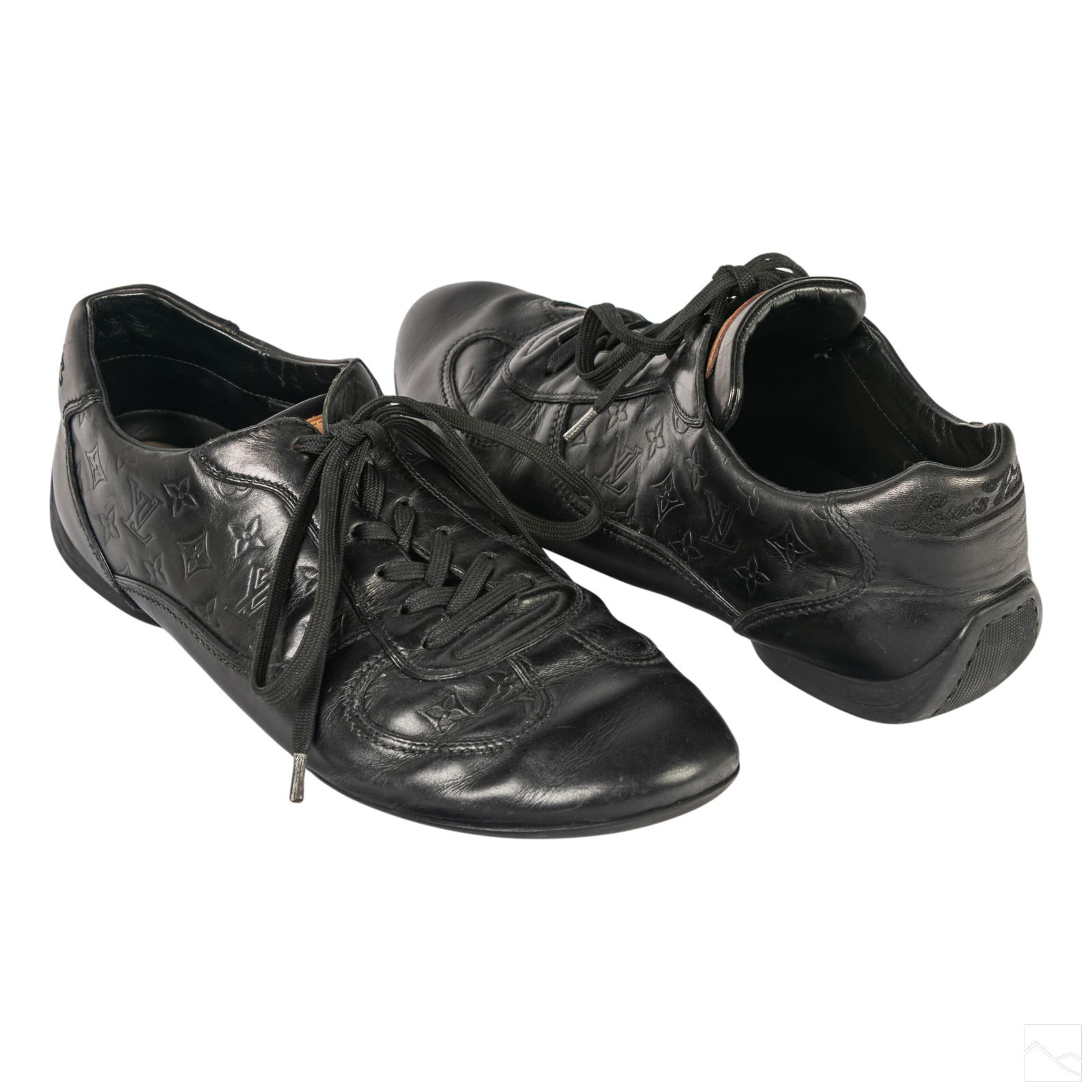 Louis Vuitton Mens Black Casual Leather Shoes 9.5 (1 of 6)