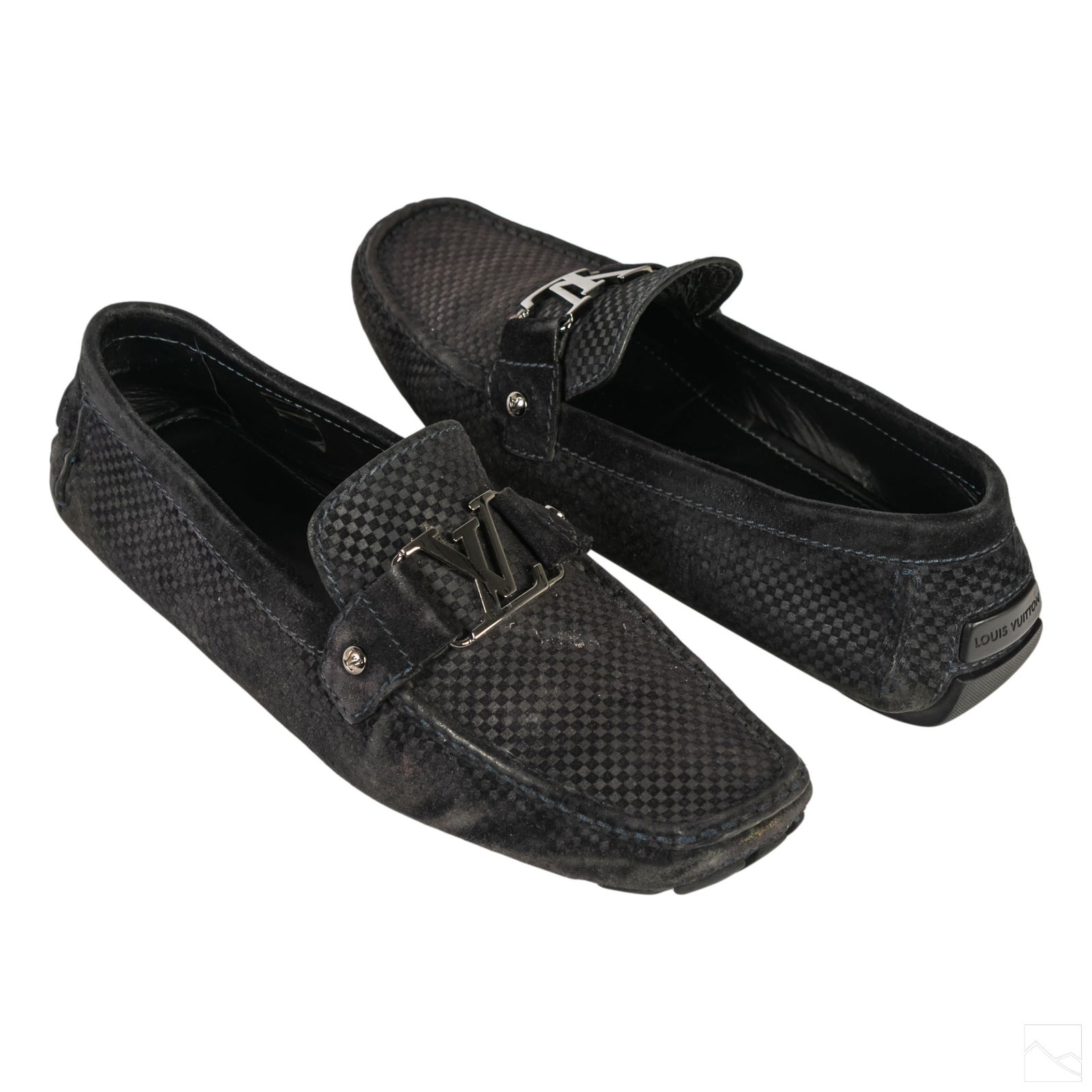 Louis Vuitton Mens Monte Carlo Leather Shoes s 9.5 (1 of 6)