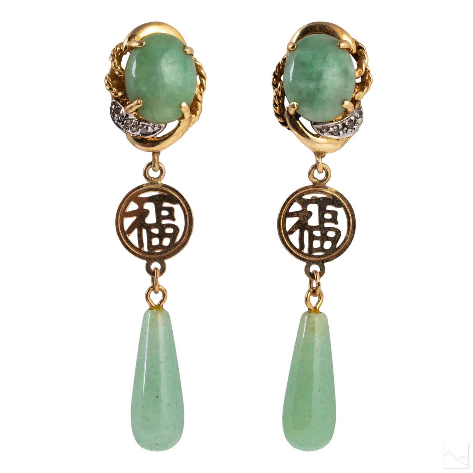 Chinese character shop earrings