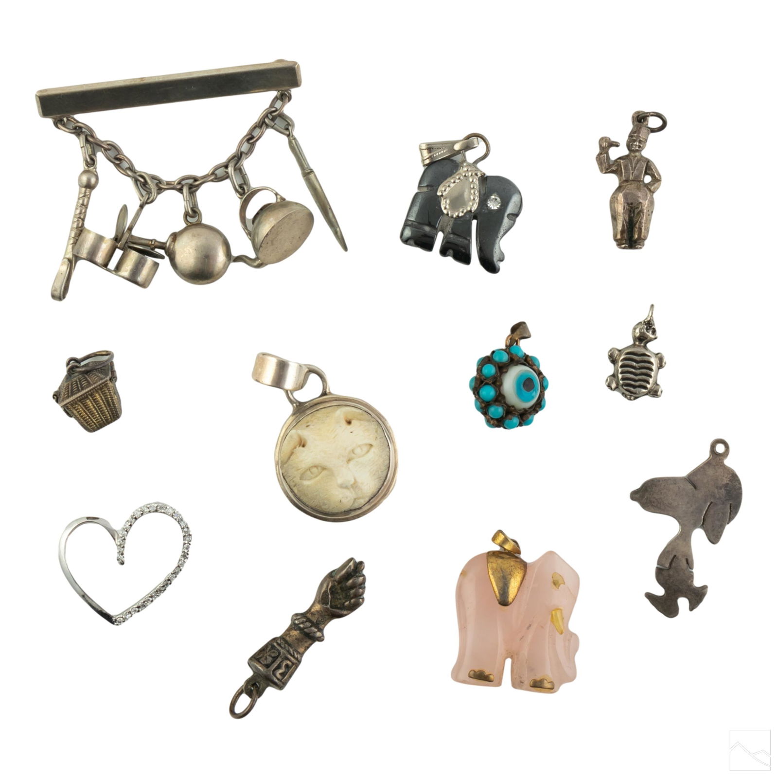 Assorted 925 Sterling Silver Charms for Bracelets (1 of 5)