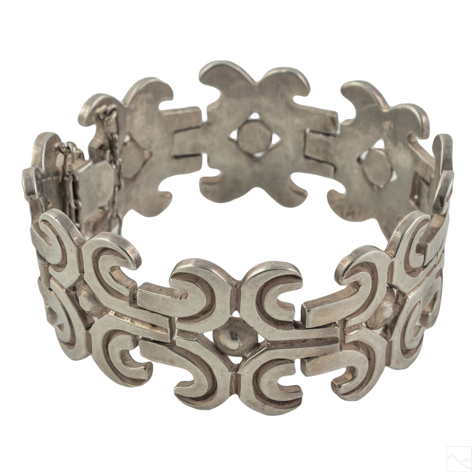 Los Ballesteros Sterling Silver Modern 7" Bracelet (1 of 4)