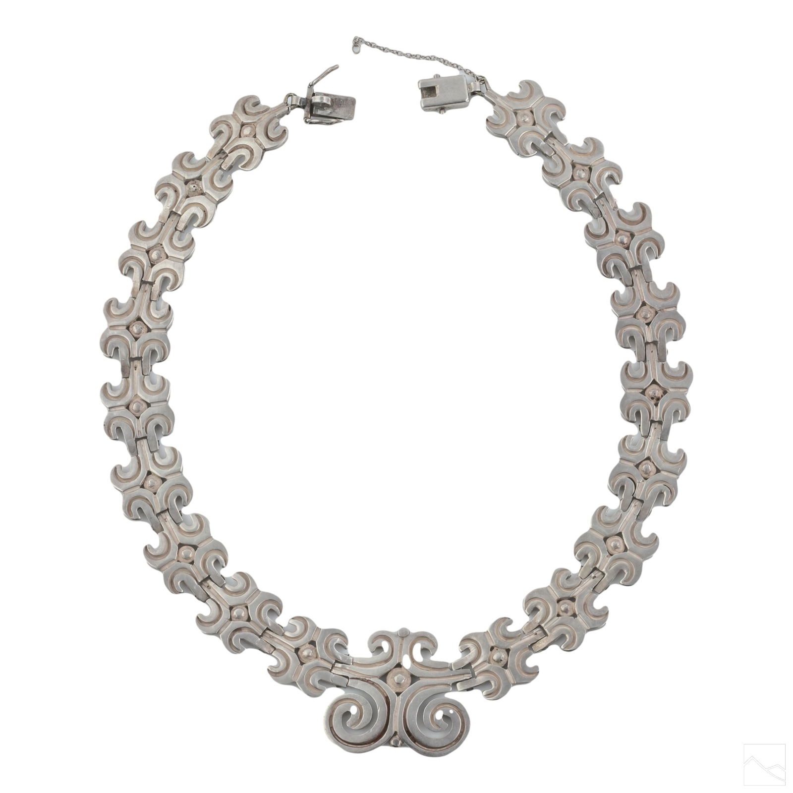 Los Ballesteros Sterling Silver Designer Necklace (1 of 4)