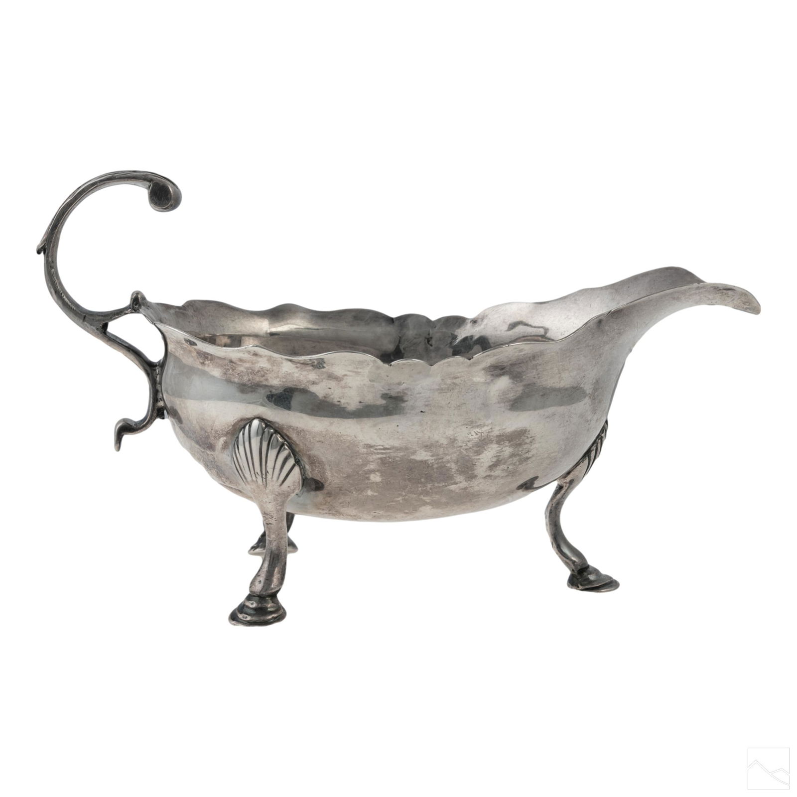 Samuel Wood (18th Cent) Sterling Silver Sauce Boat (1 of 4)