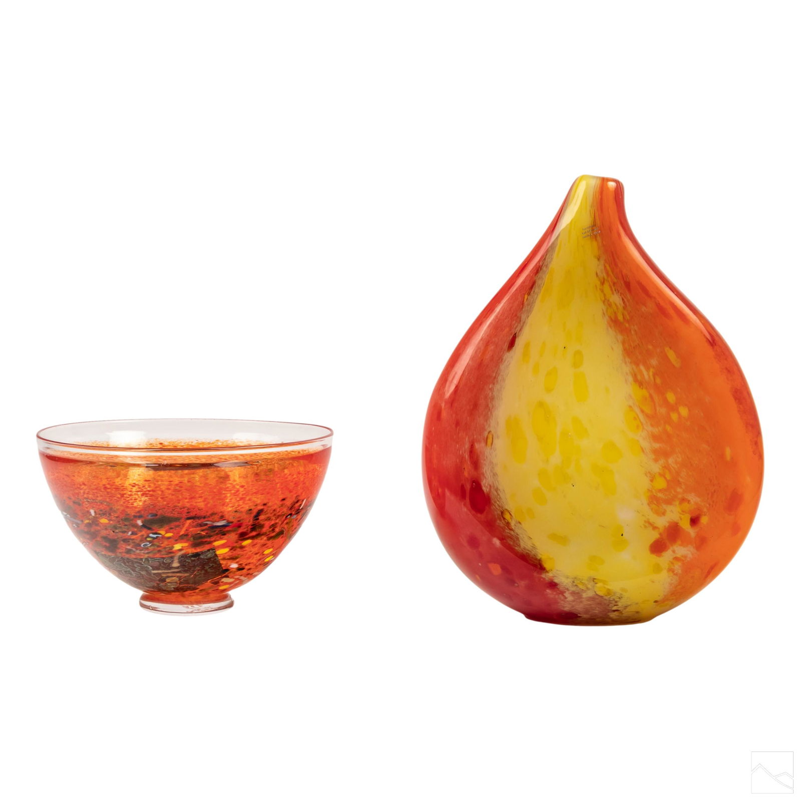 Art Glass Vase and Kosta Boda Bertil Vallien Bowl (1 of 6)