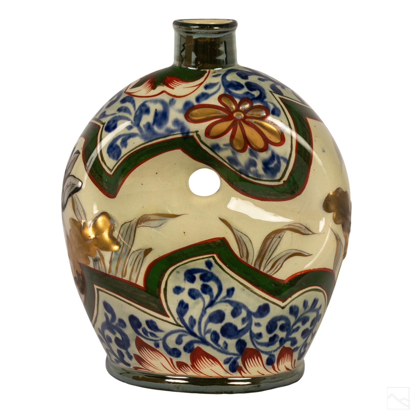 Porcelain Signed Pinch Art Pottery Vase Sculpture (1 of 5)