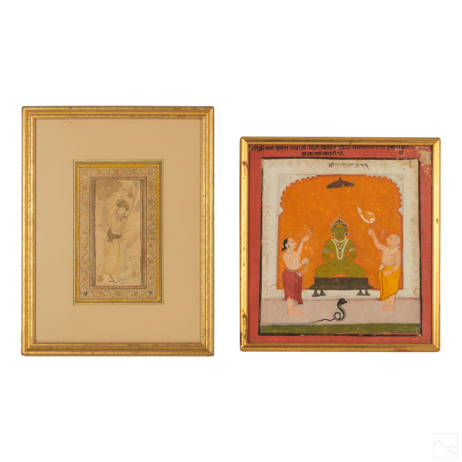 Indo Persian Hindu Antique Miniature Paintings LOT (1 of 4)