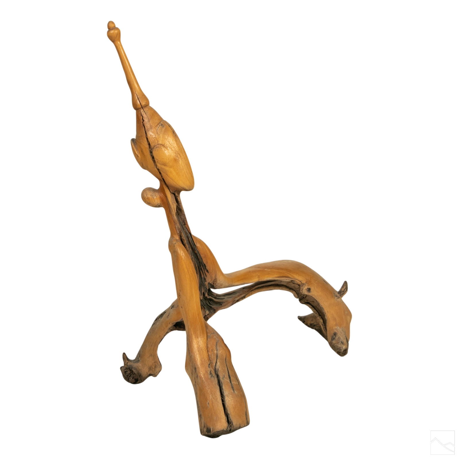 Southeast Asian Abstract Wood Tree Root Sculpture (1 of 3)