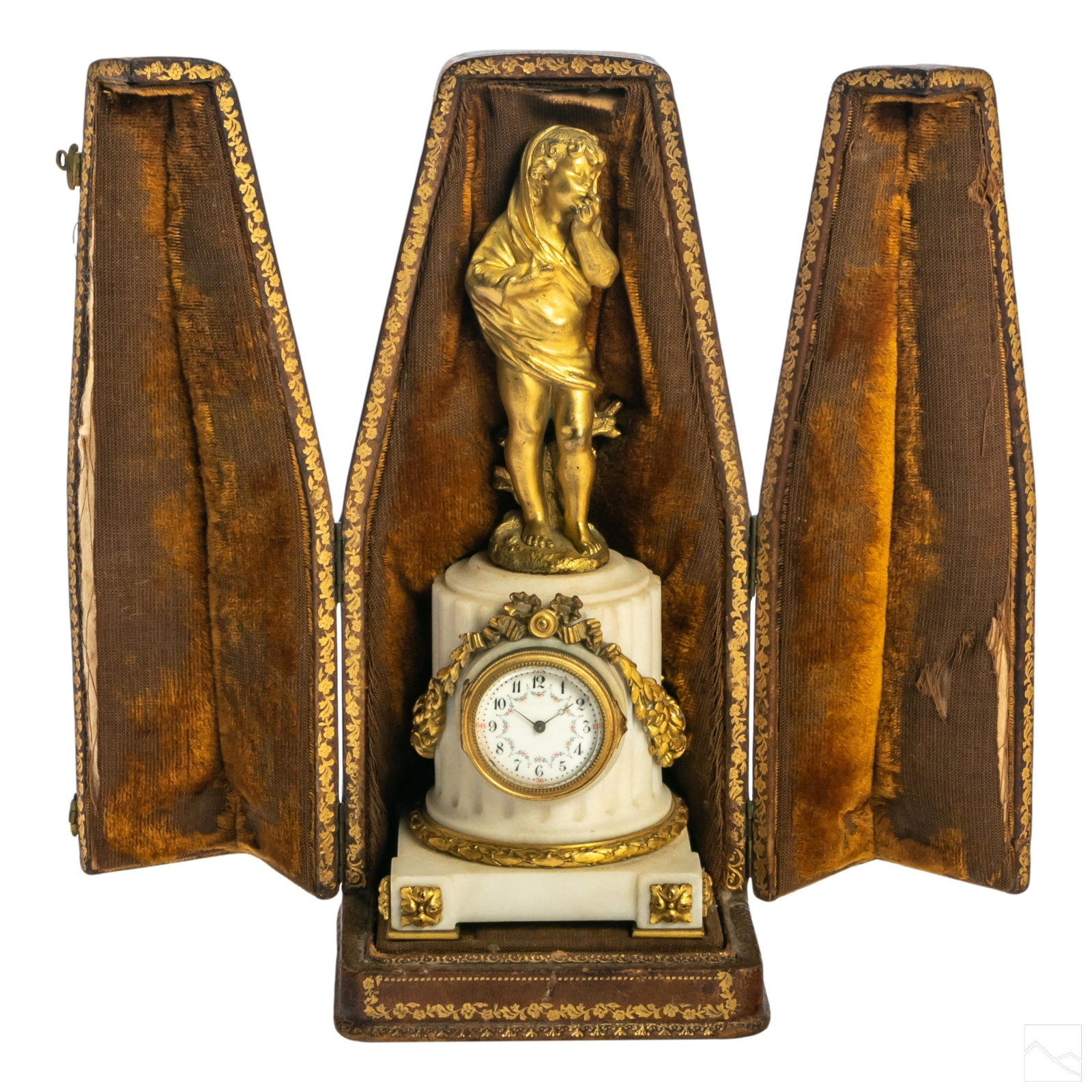 Auguste Moreau 19C French Dore Bronze Ormolu Clock (1 of 6)
