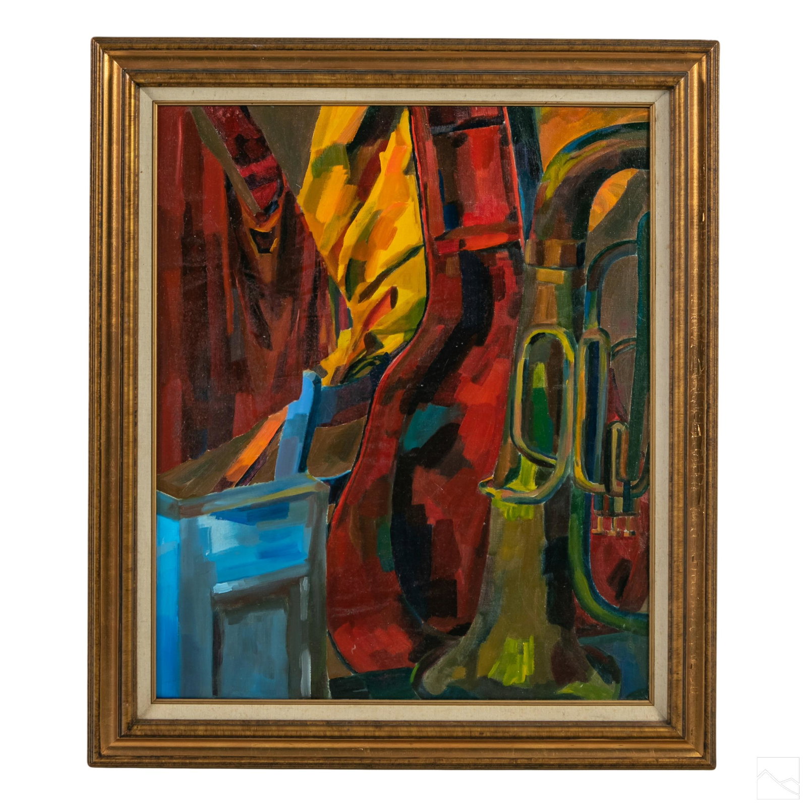 Modern Abstract Jazz Musical Instrument Painting (1 of 3)