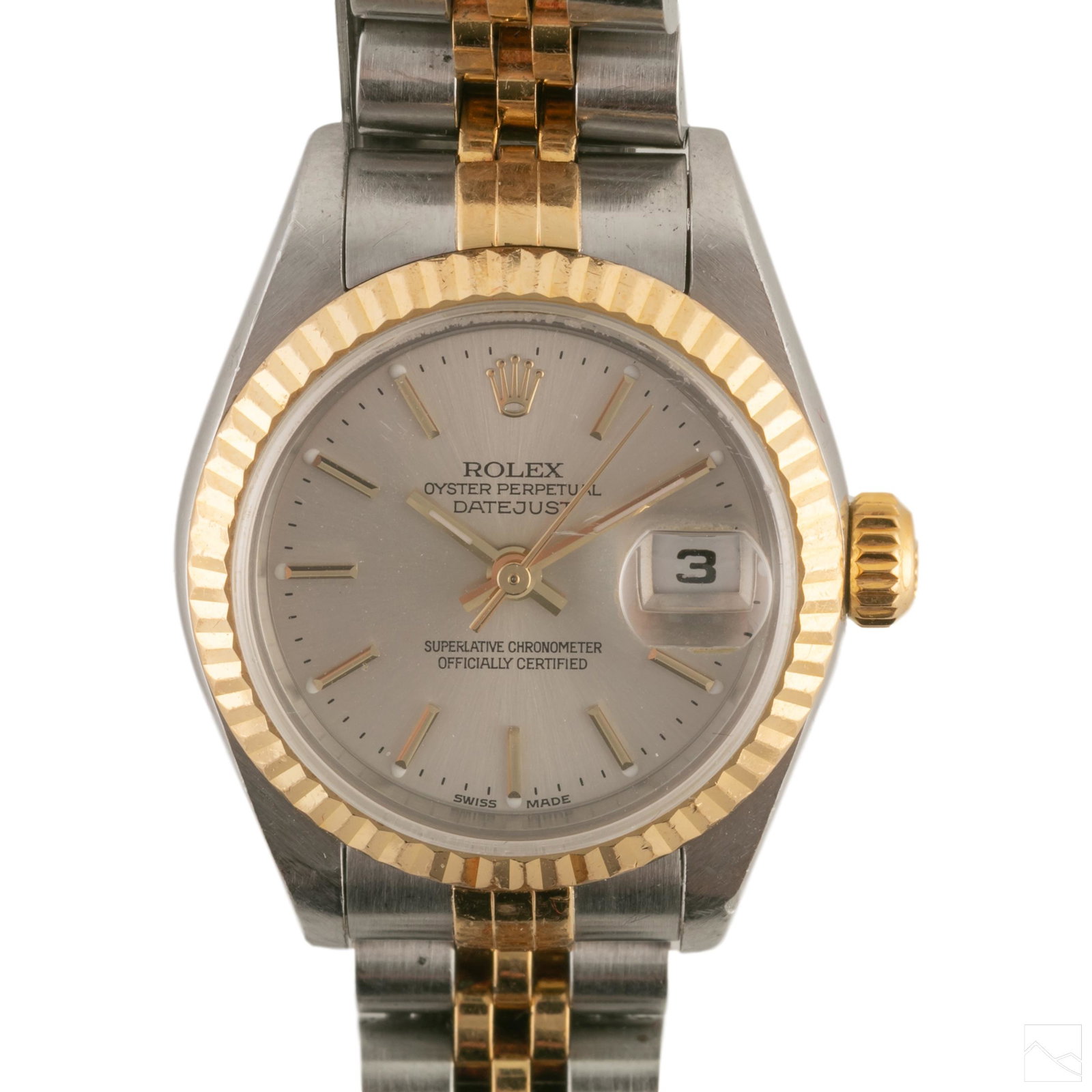 18K Gold & Steel Ladies Rolex Datejust 79173 Watch (1 of 15)