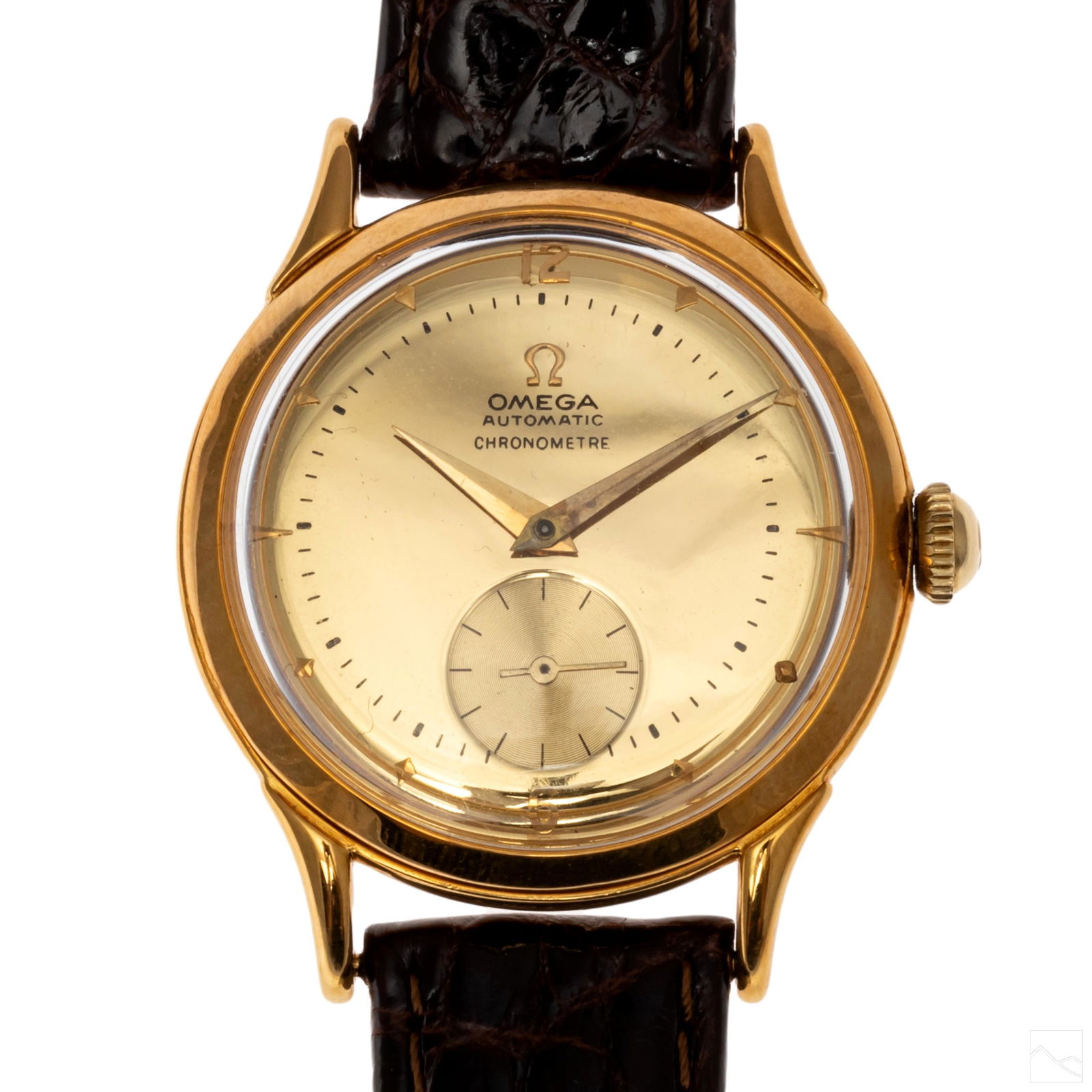 18K Gold Omega Centenary Chronometer Mens Watch (1 of 8)