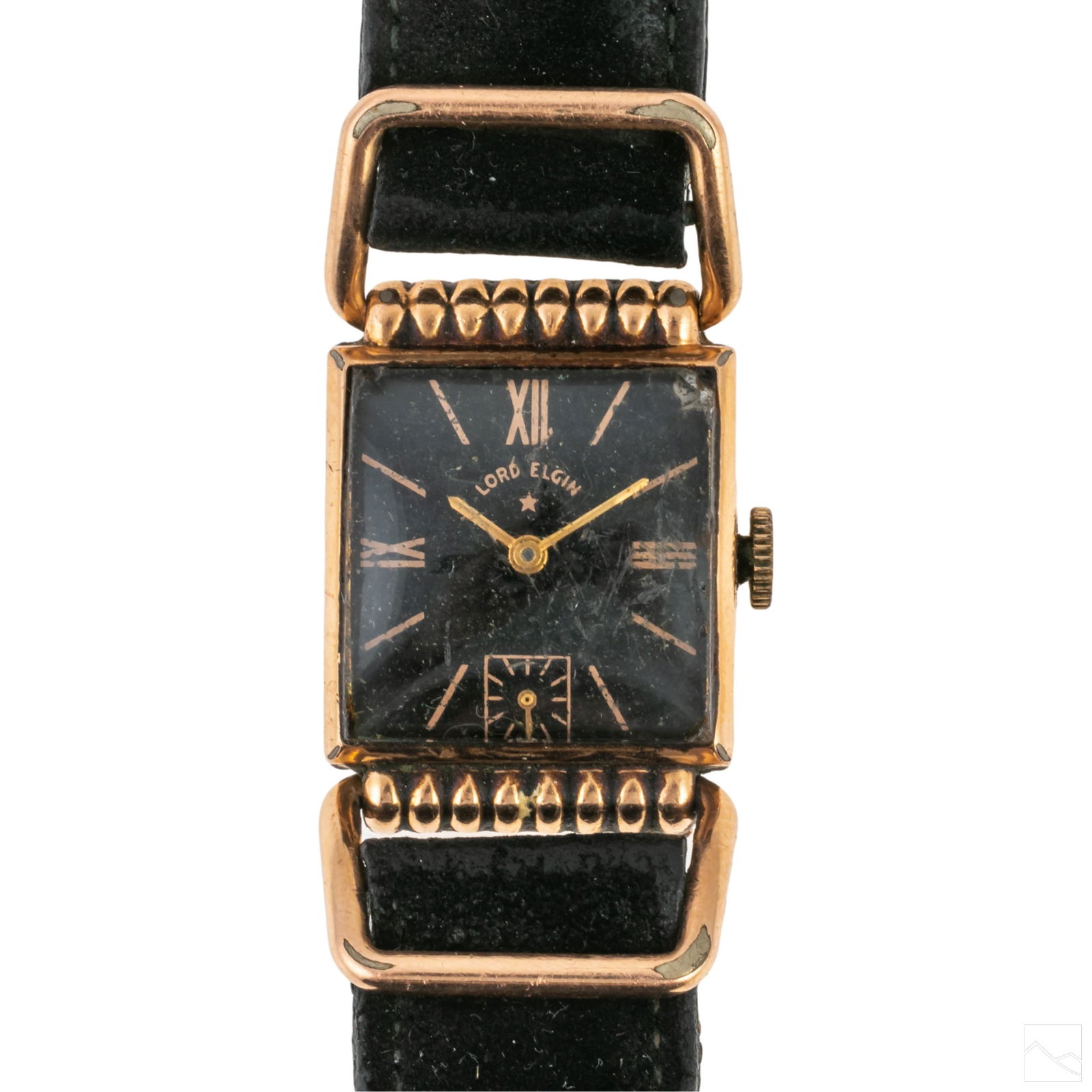 Lord Elgin Mens Art Deco Gold Filled Drivers Watch (1 of 7)