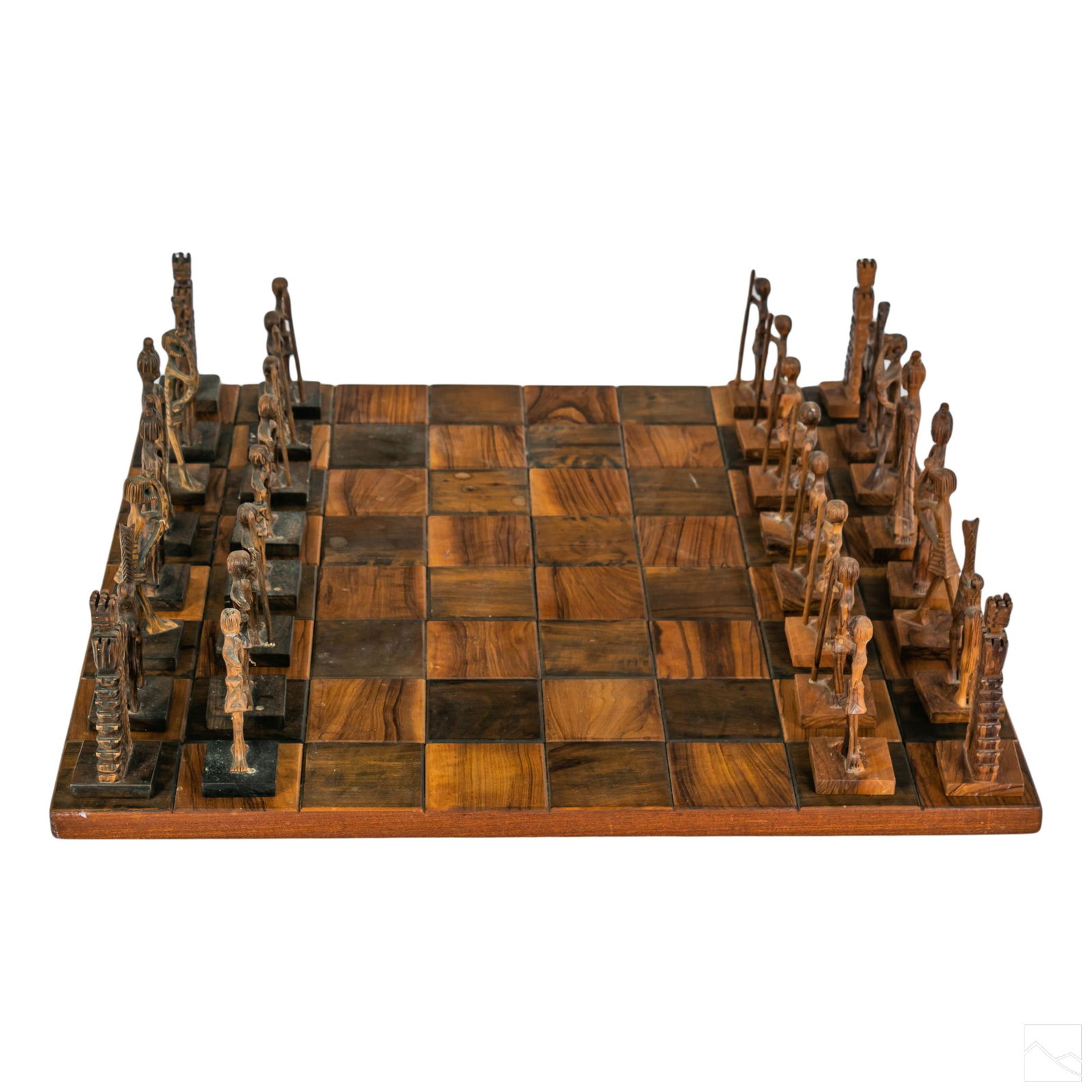 Aharon Bezalel (1926-2012) Wooden Chess Game Set (1 of 9)
