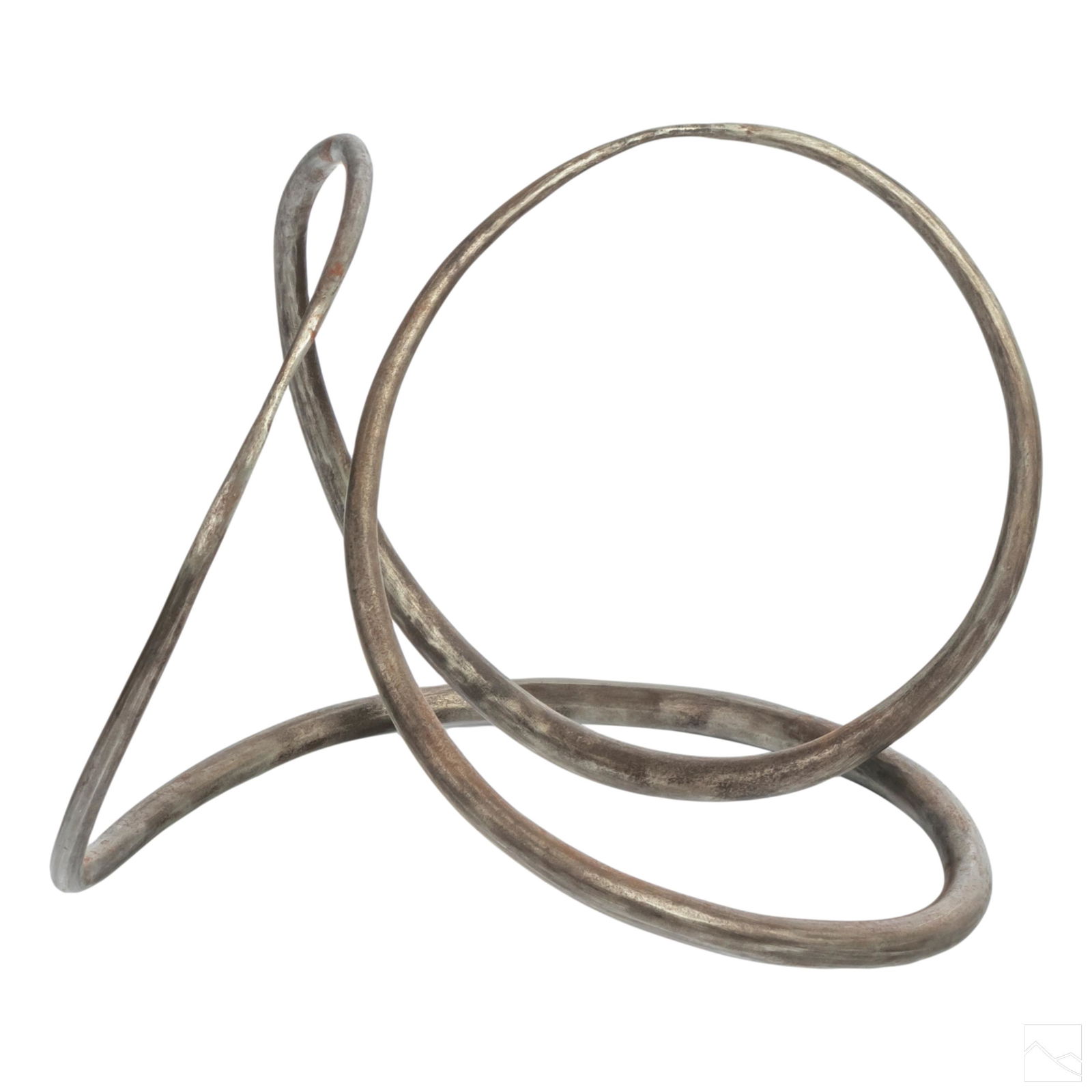 Modern Abstract Metal Intertwined Loops Sculpture (1 of 4)