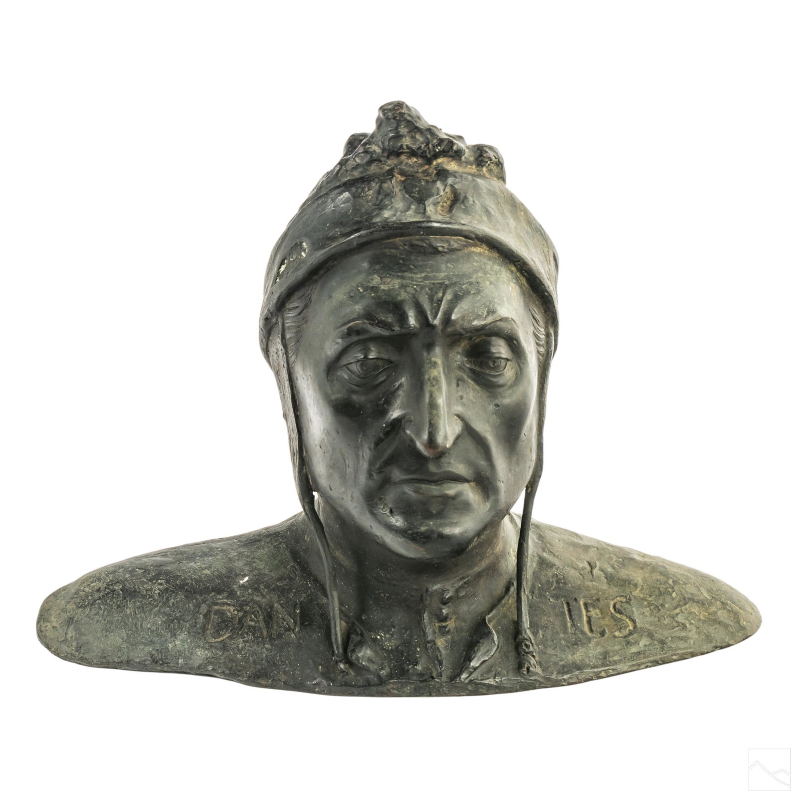19C. Bronze Dante Bust Sculpture after Franta Anyz (1 of 7)