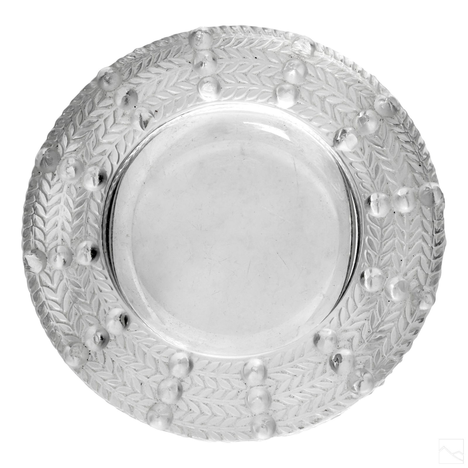 Lalique French Art Glass Crystal Ash Tray Coaster (1 of 3)