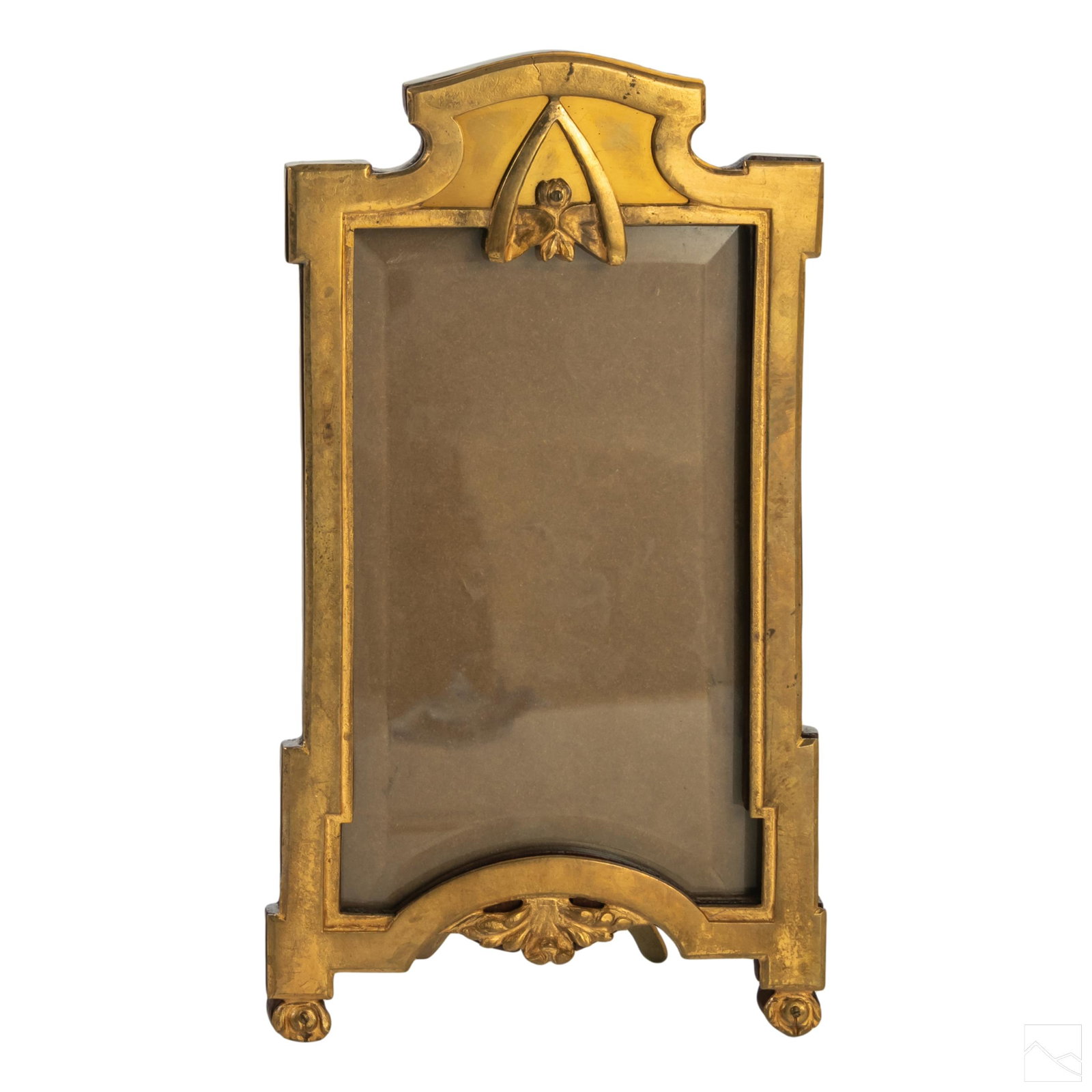 French Art Deco Bronze Antique 4 x 7 Picture Frame (1 of 4)