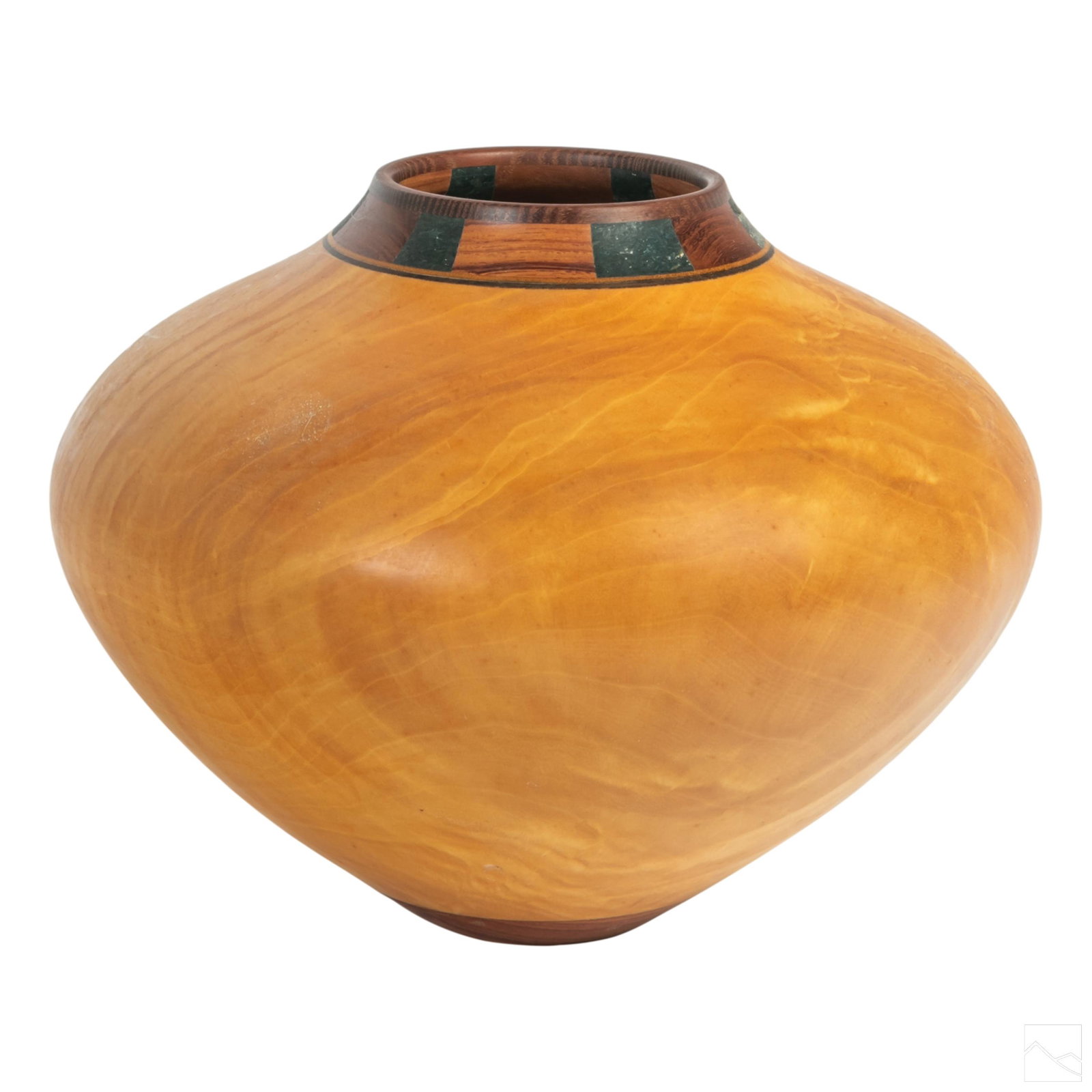 Jacques Vesery b.1960 Modern Carved Wood Bowl Vase (1 of 6)