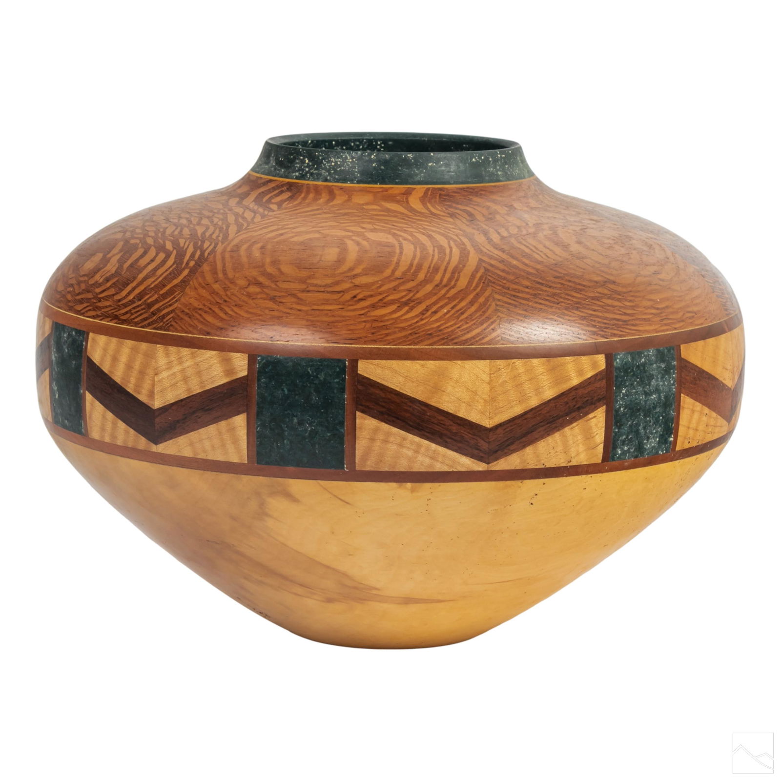 Jacques Vesery (b.1960) Segmented Wooden Bowl Vase (1 of 6)