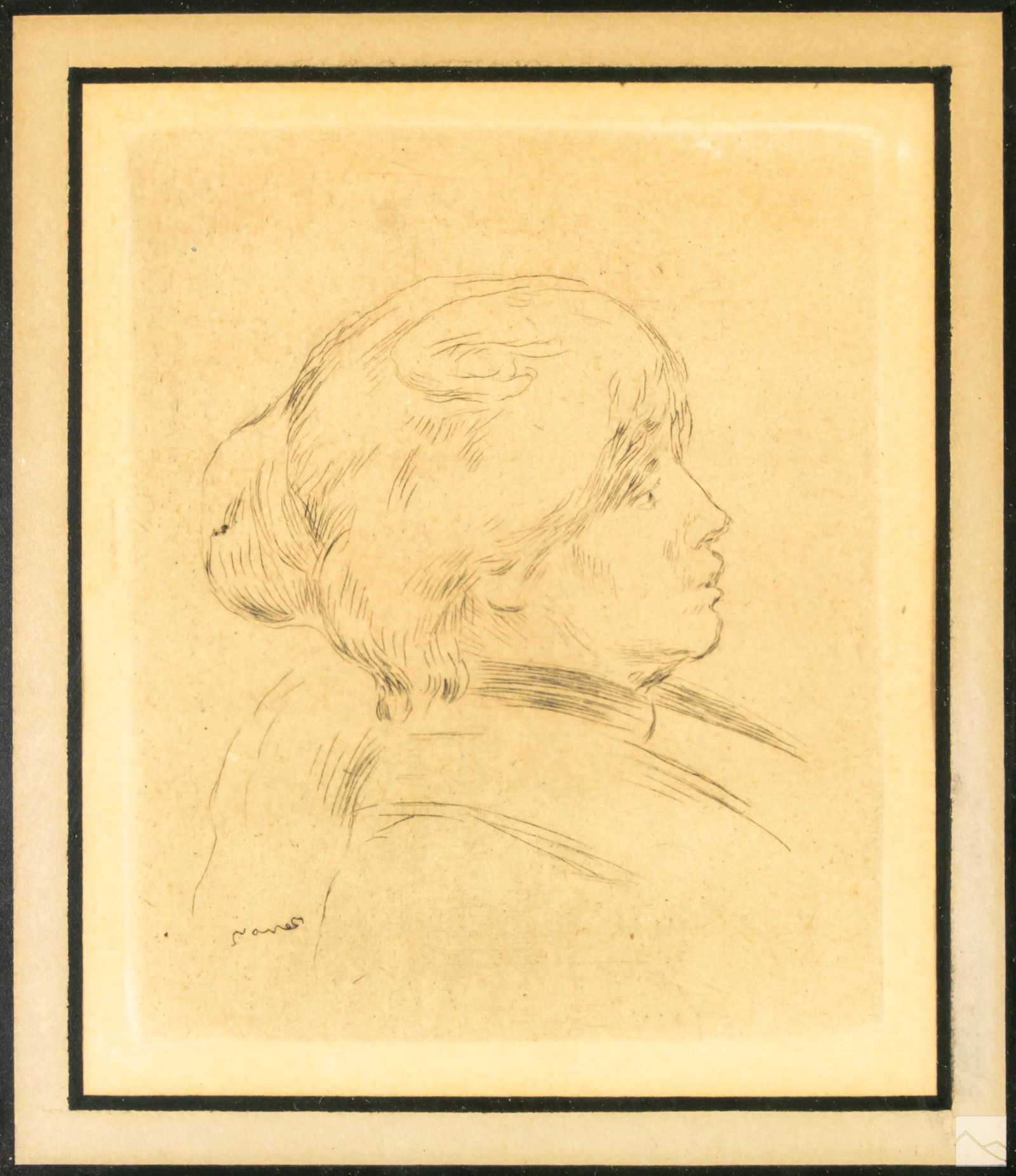 Berthe Morisot Impressionist Etching after Renoir (1 of 5)