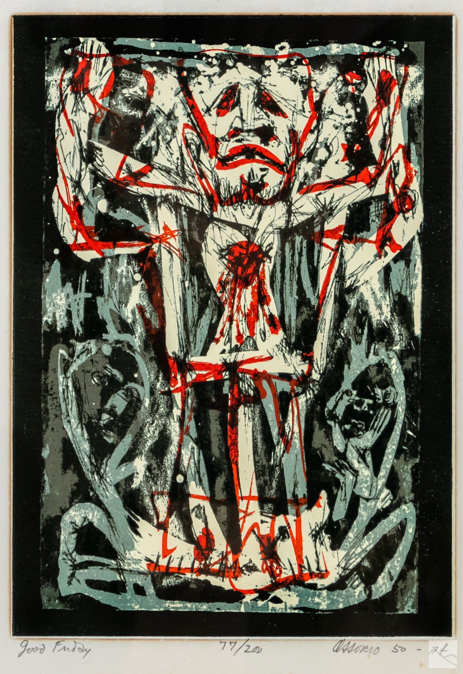 Alfonso Ossorio (1916-1990) LE Abstract Silkscreen (1 of 5)