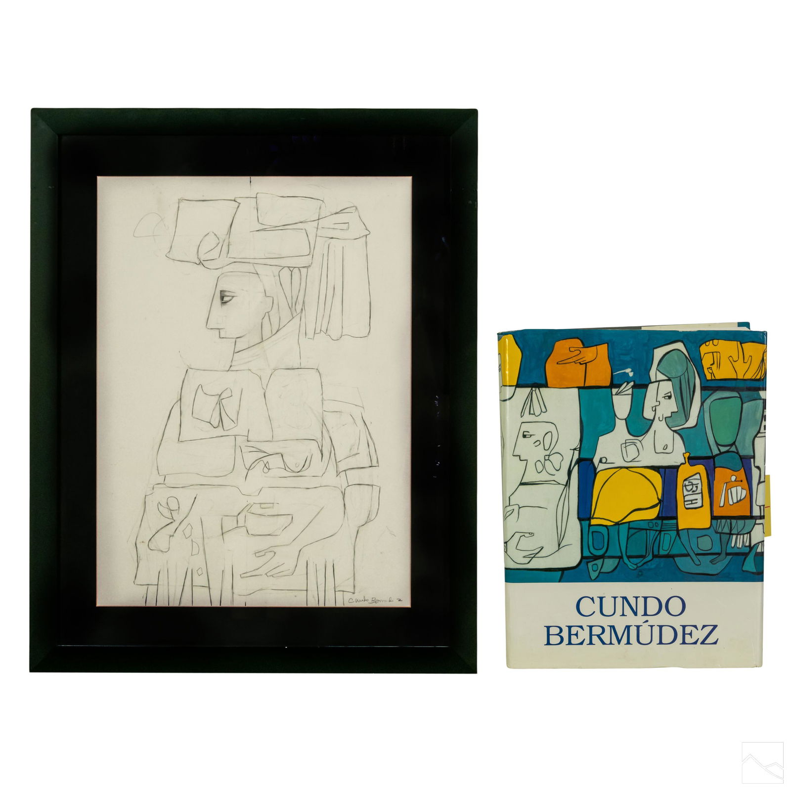 Cundo Bermudez (1914-2008) Modern Figural Drawing (1 of 8)