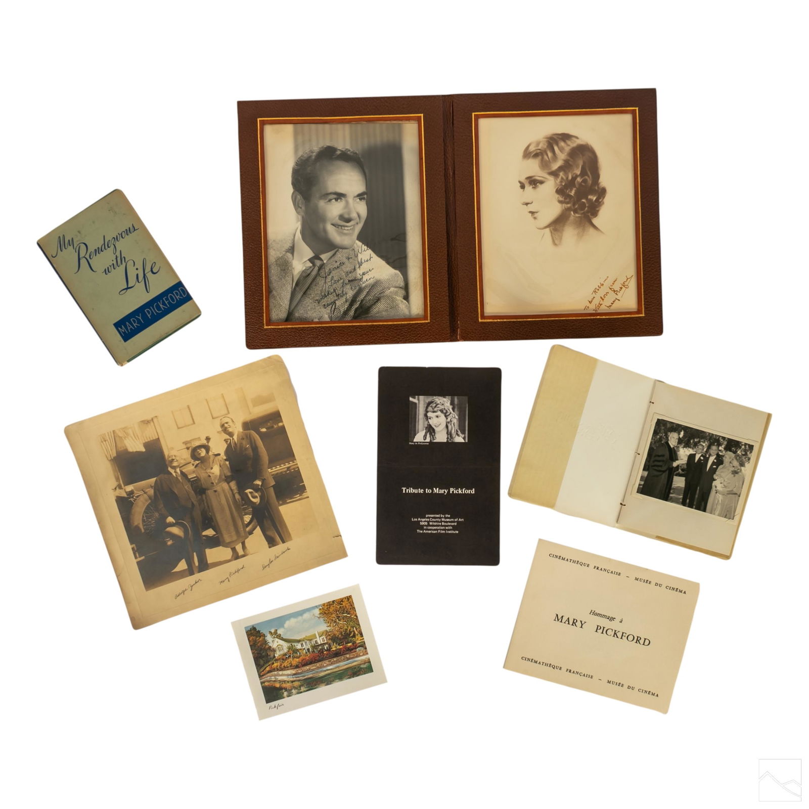 Mary Pickford Douglas Fairbanks & Buddy Rogers LOT (1 of 4)