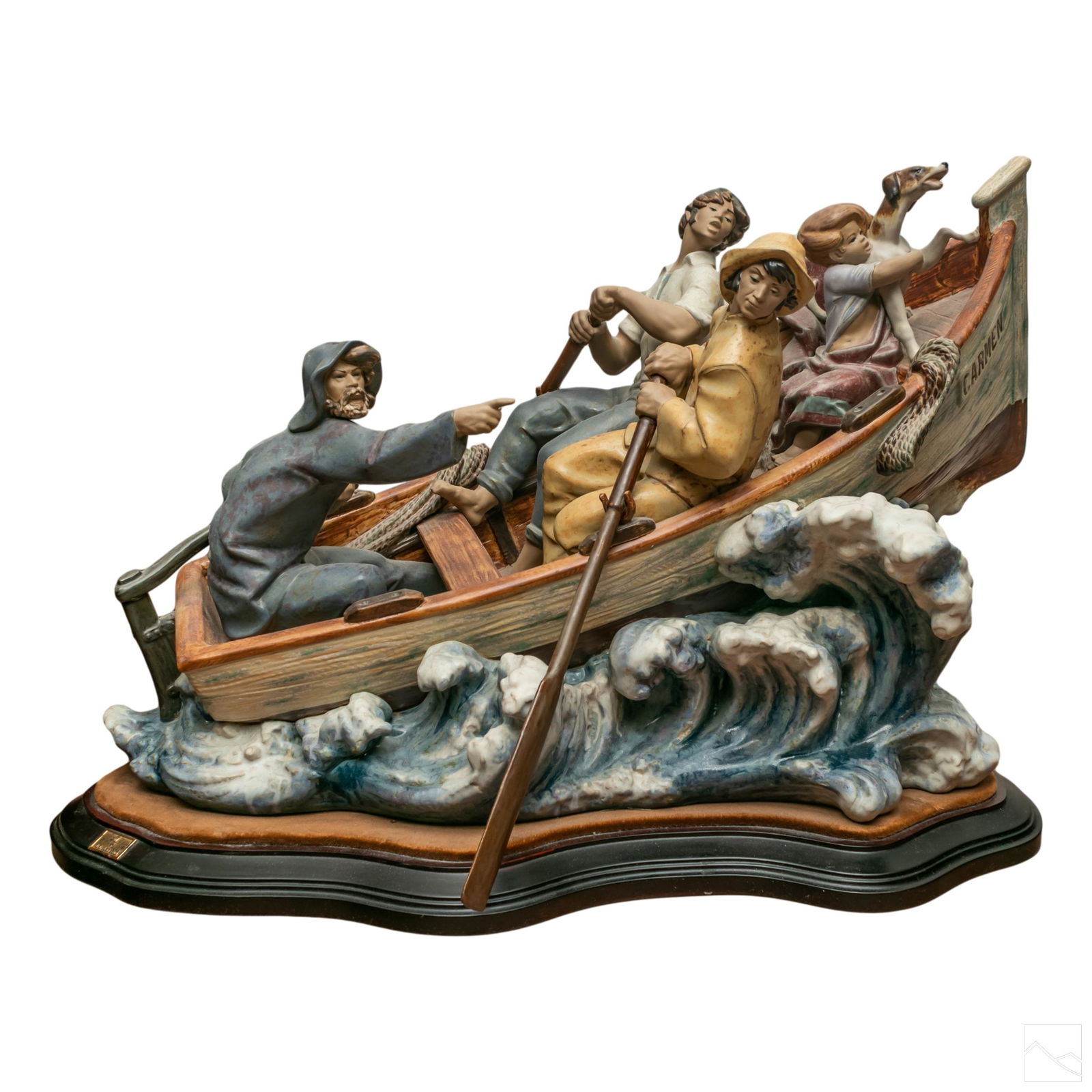 Lladro The Rescue 16" Porcelain Figurine Sculpture (1 of 8)