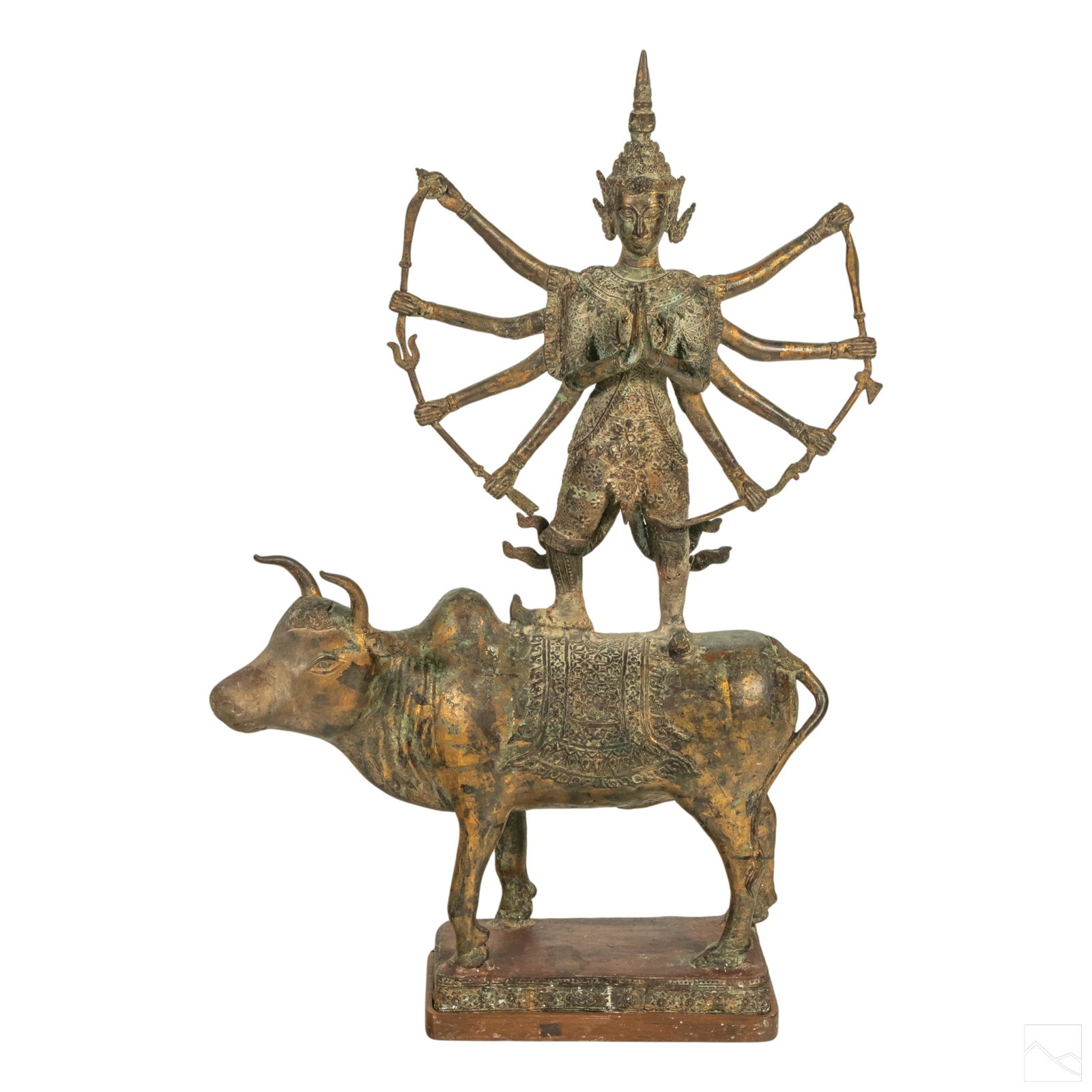 Indo Persian Hindu Bronze Antique Shiva Sculpture (1 of 5)