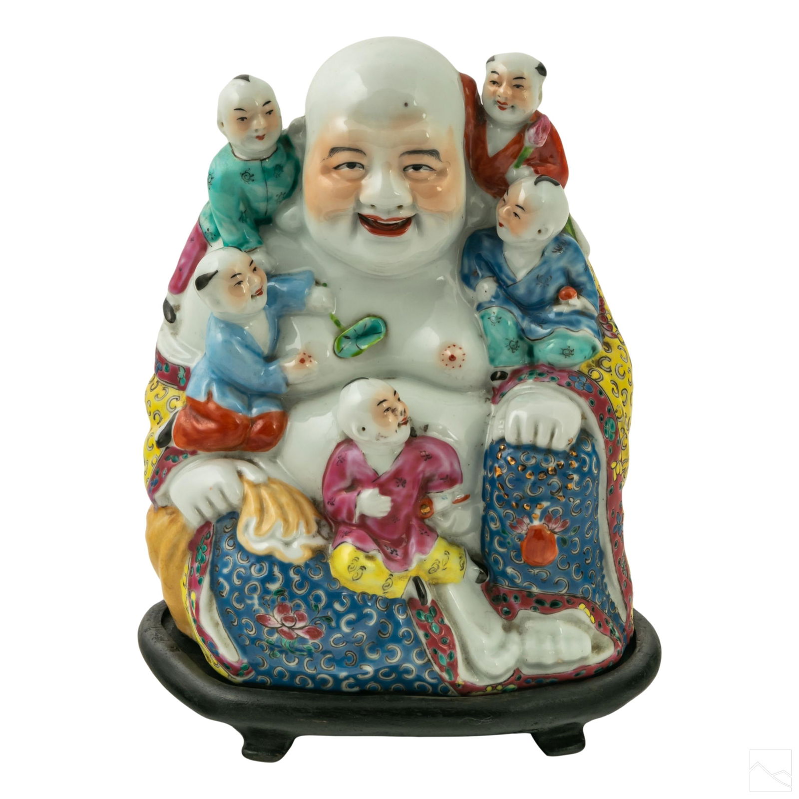 Chinese Happy Buddha of Fertility & Luck Sculpture (1 of 4)