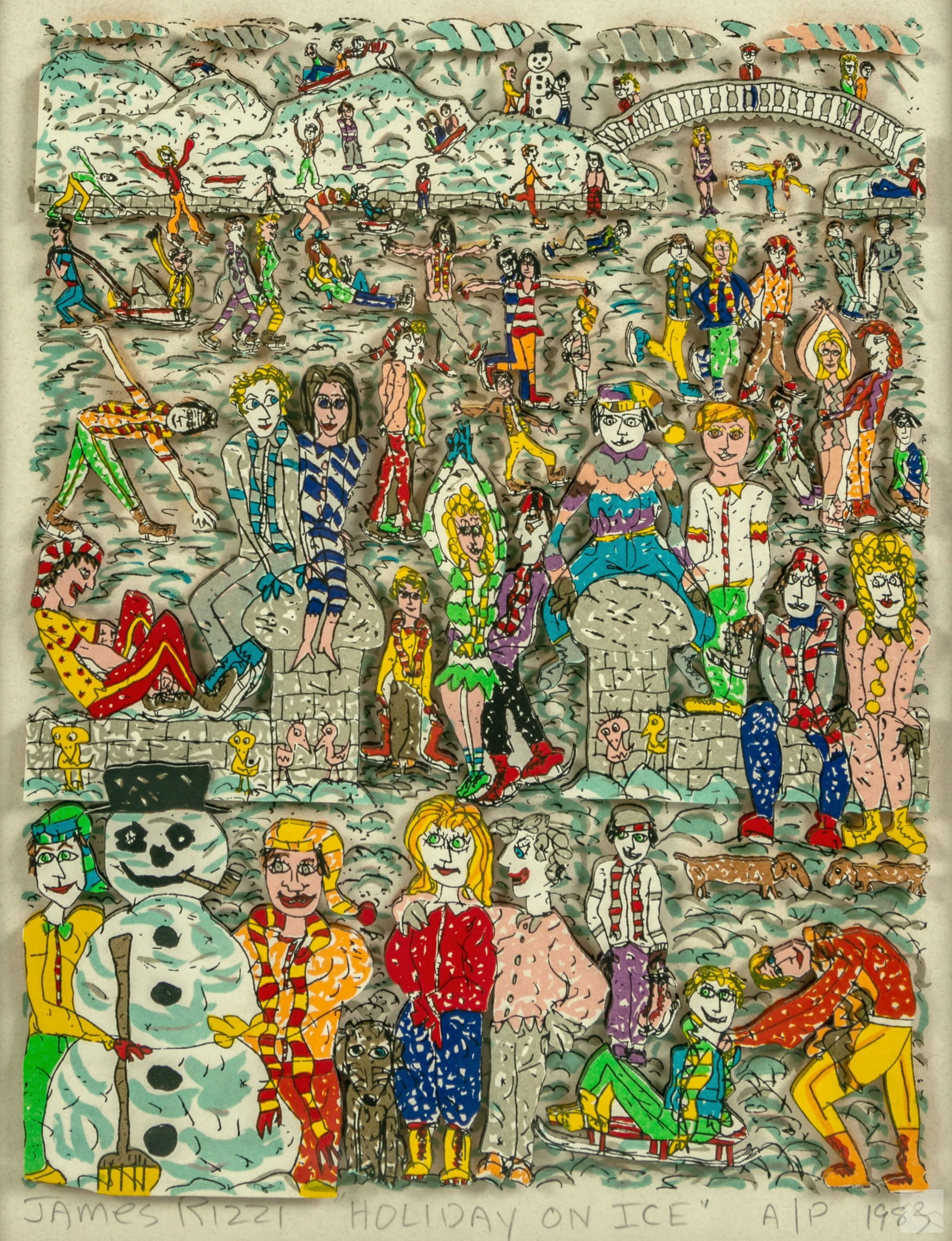 chobi　ジェームスリジィ作  \"WOMEN WHO WORK OUT\" 230: JAMES RIZZI, Women Who Work Out < Prints & Multiples, 6