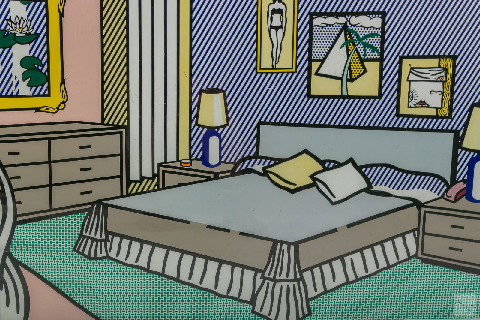 Interior with Water Lilies after Roy Lichtenstein (1 of 4)