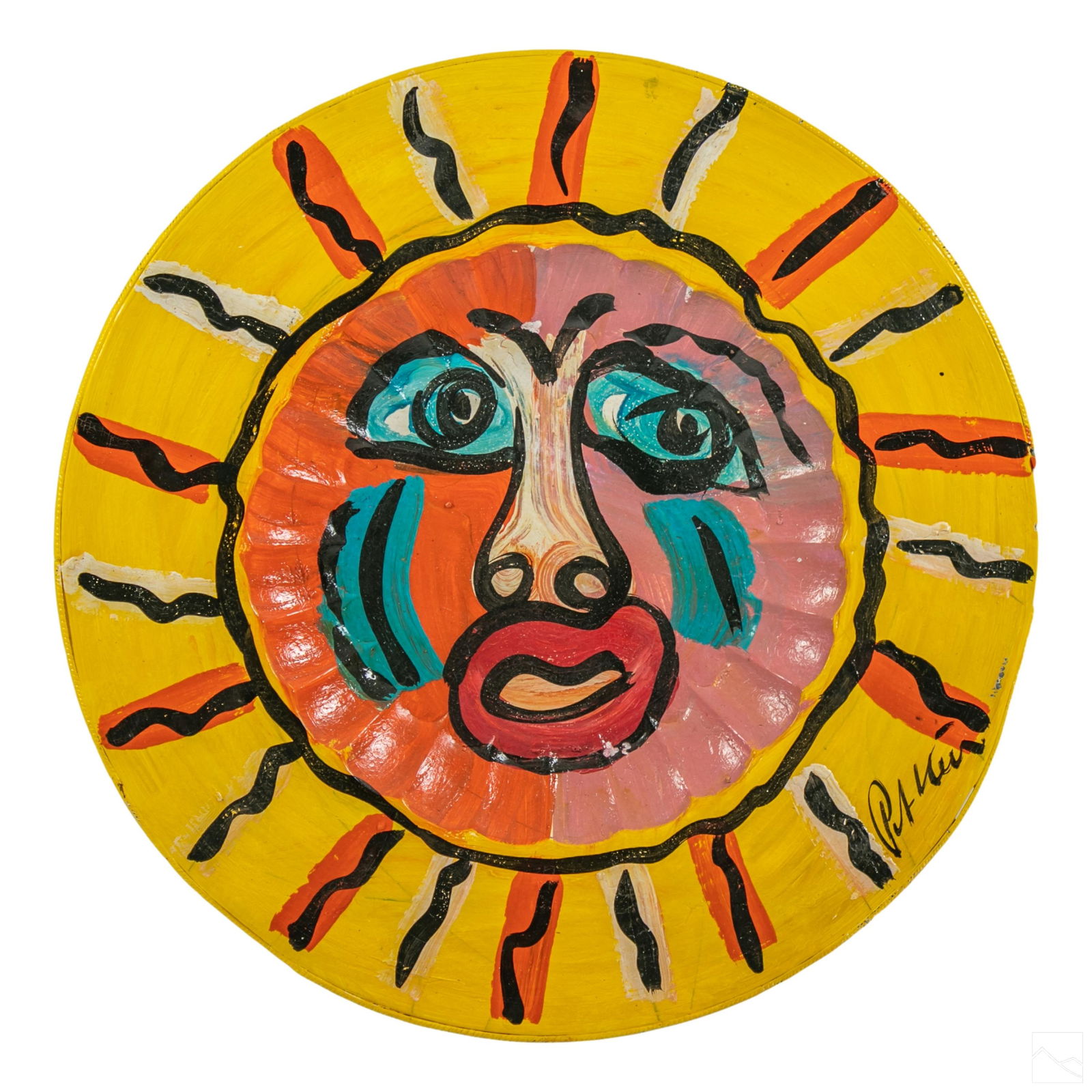 Peter Keil b.1942 Metal Neo Expressionism Painting (1 of 5)