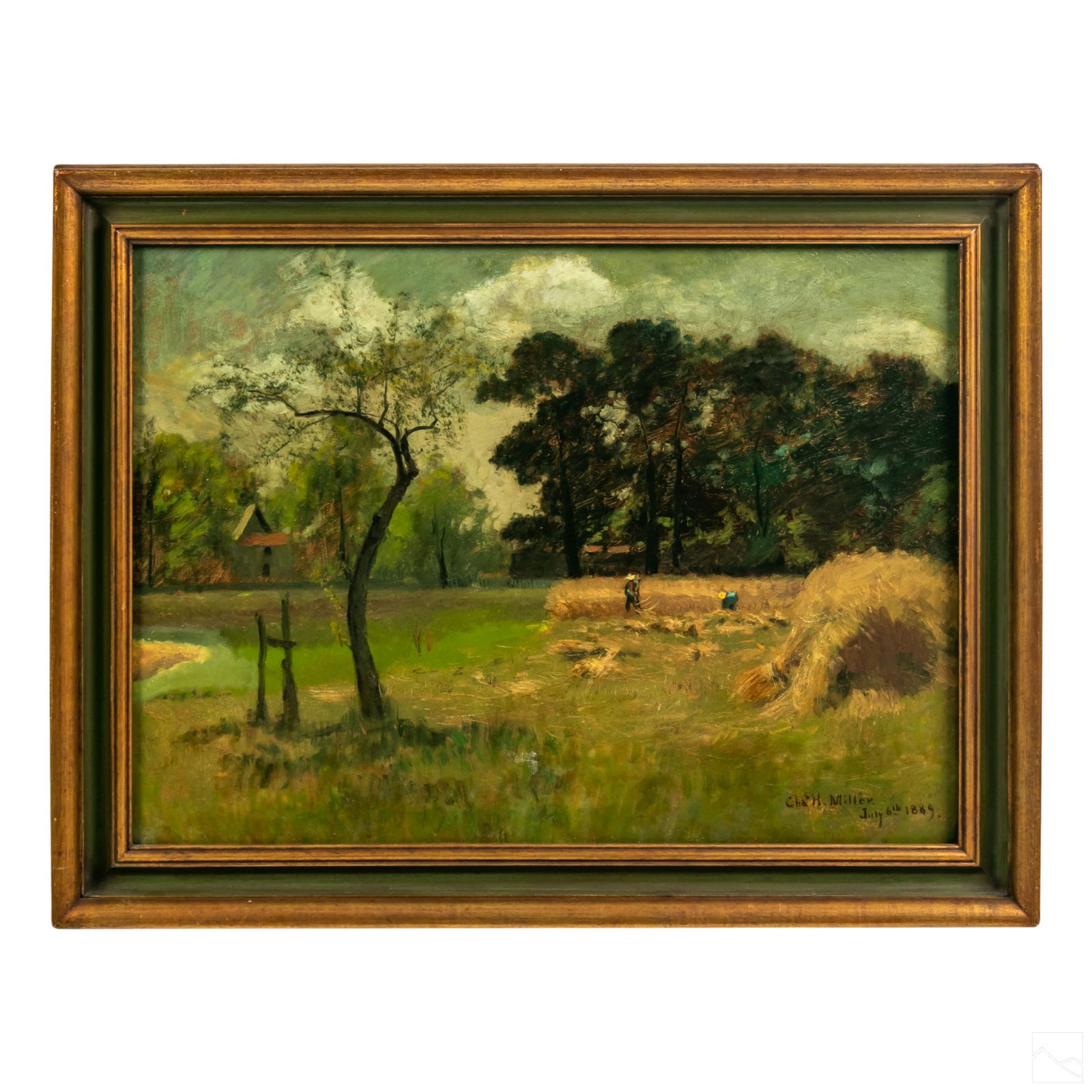 Charles Henry Miller 1842-1922 Landscape Painting (1 of 4)