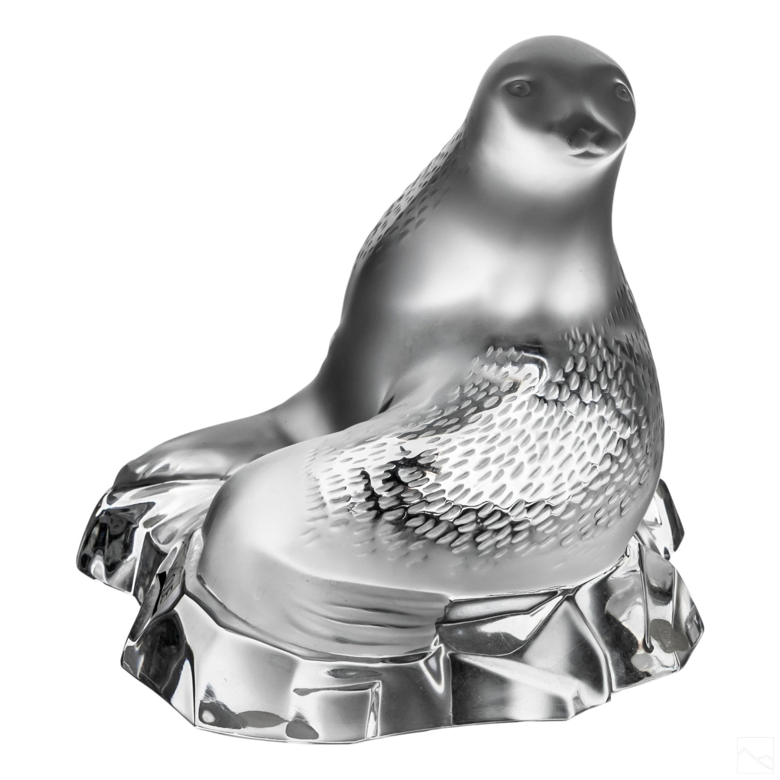 Lalique French Crystal Otarie Ooglit Seal Figurine (1 of 6)
