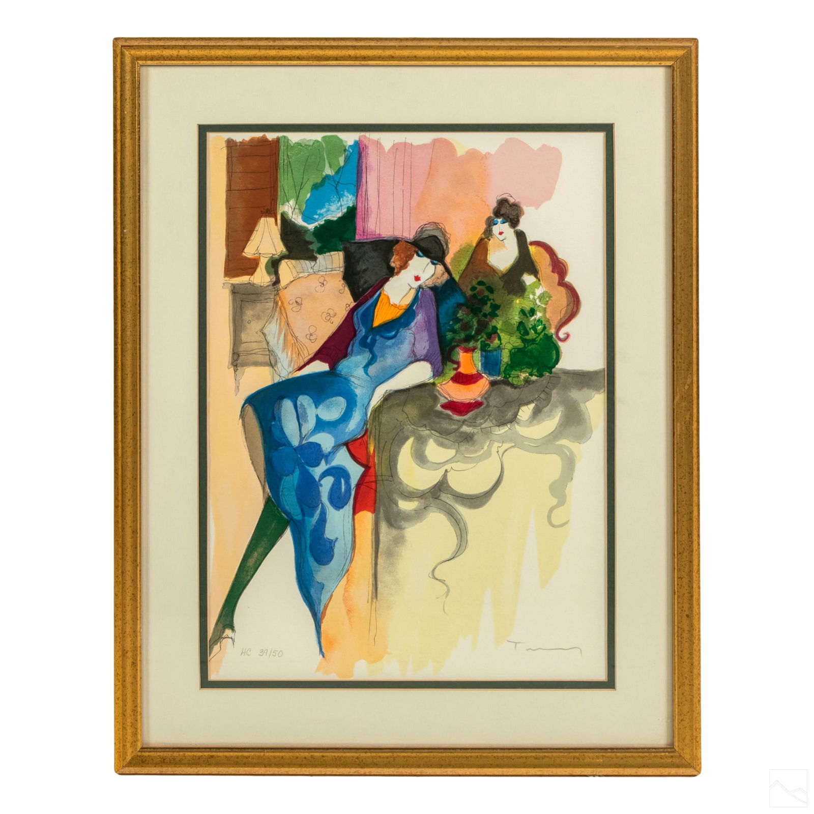 Itzchak Tarkay (1935-2012) Signed Modern Serigraph (1 of 6)