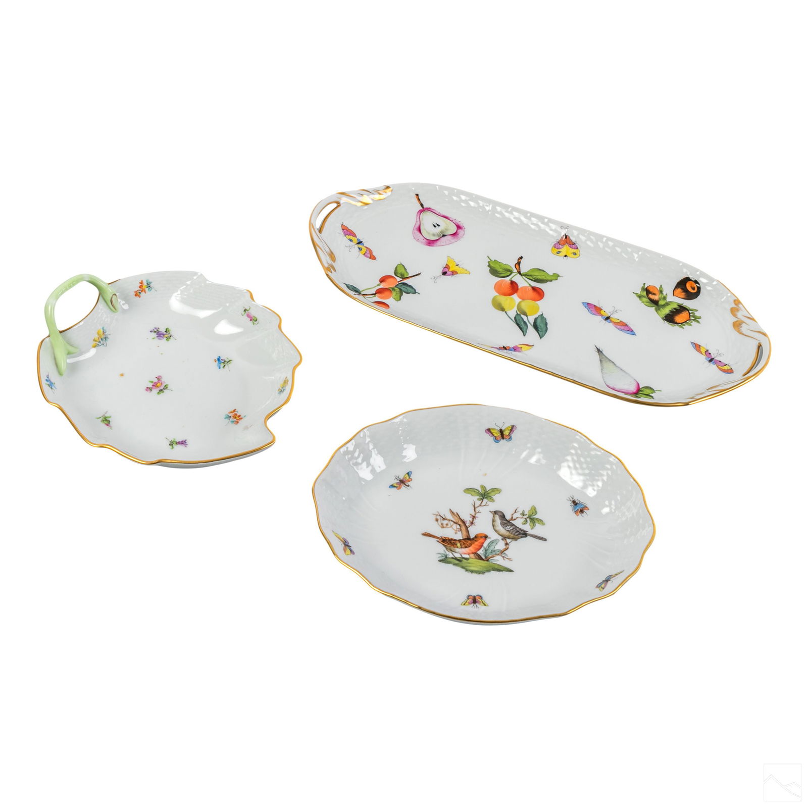 Herend Hungarian Porcelain Painted Serving Trays (1 of 8)