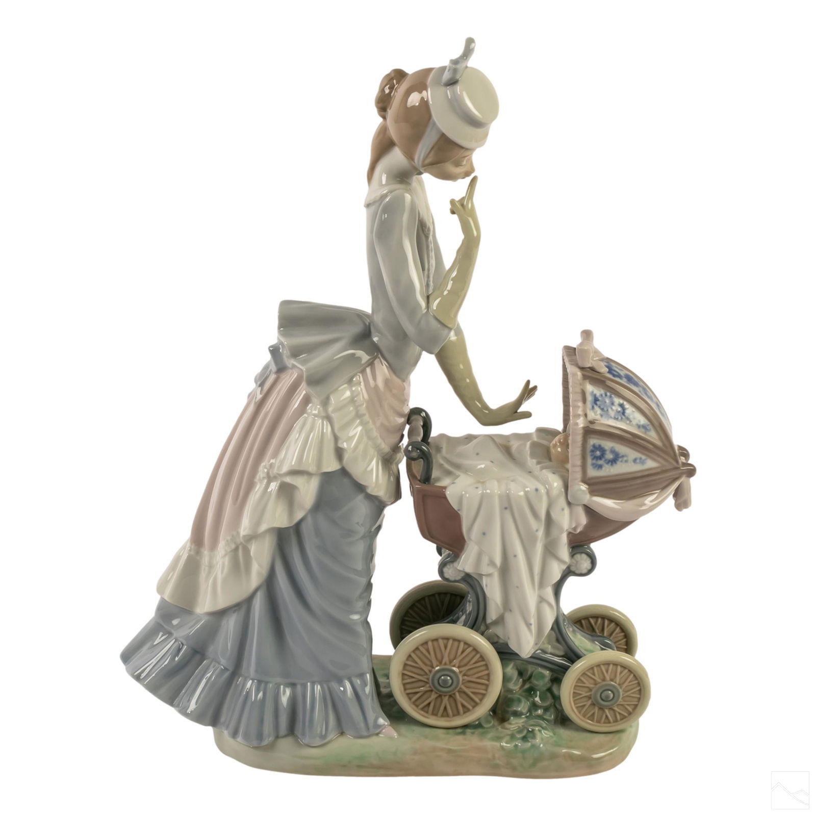 Lladro Spain Porcelain Babys Outing Figurine #4938 (1 of 6)