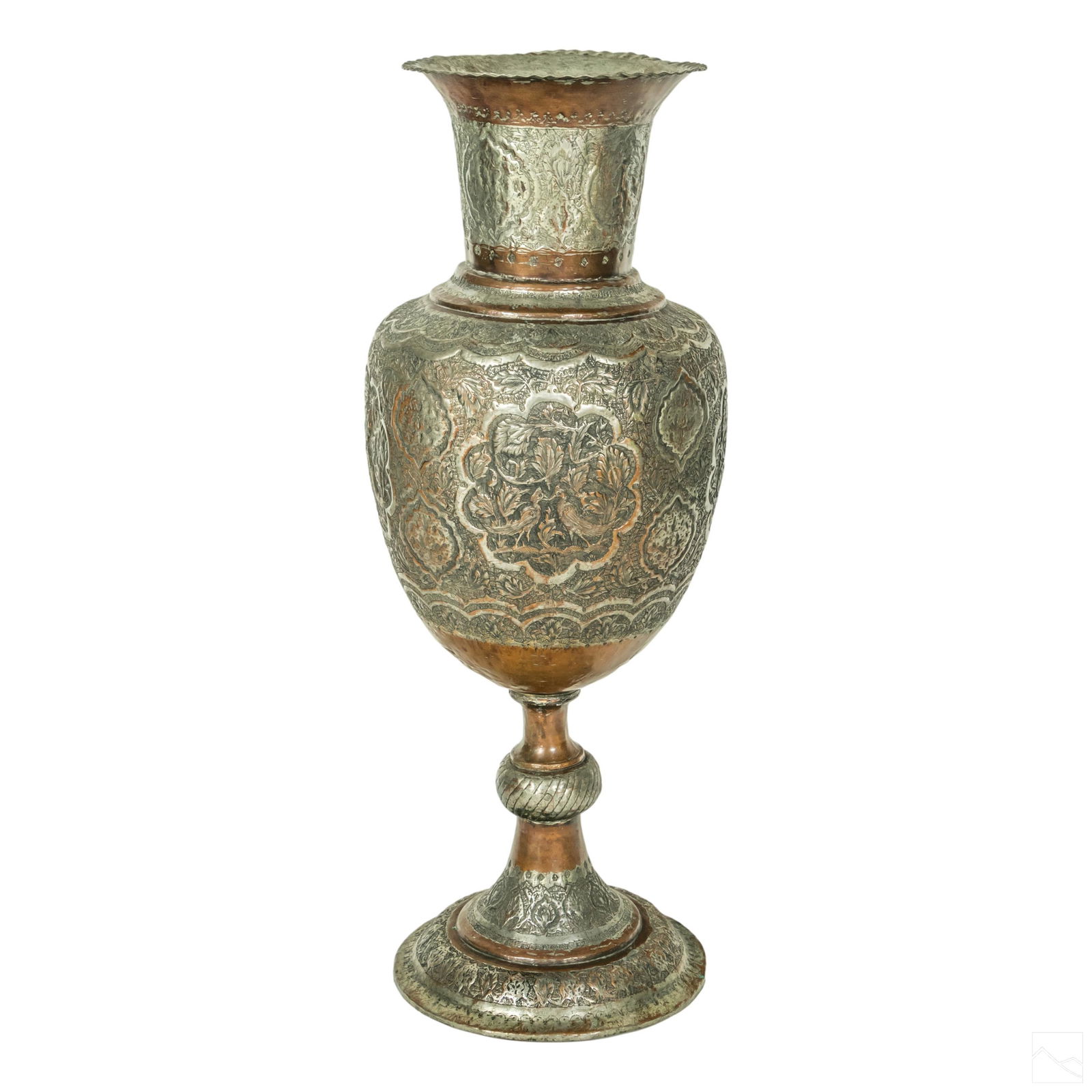 Indo Persian Orientalist (19C) Antique Copper Vase (1 of 5)