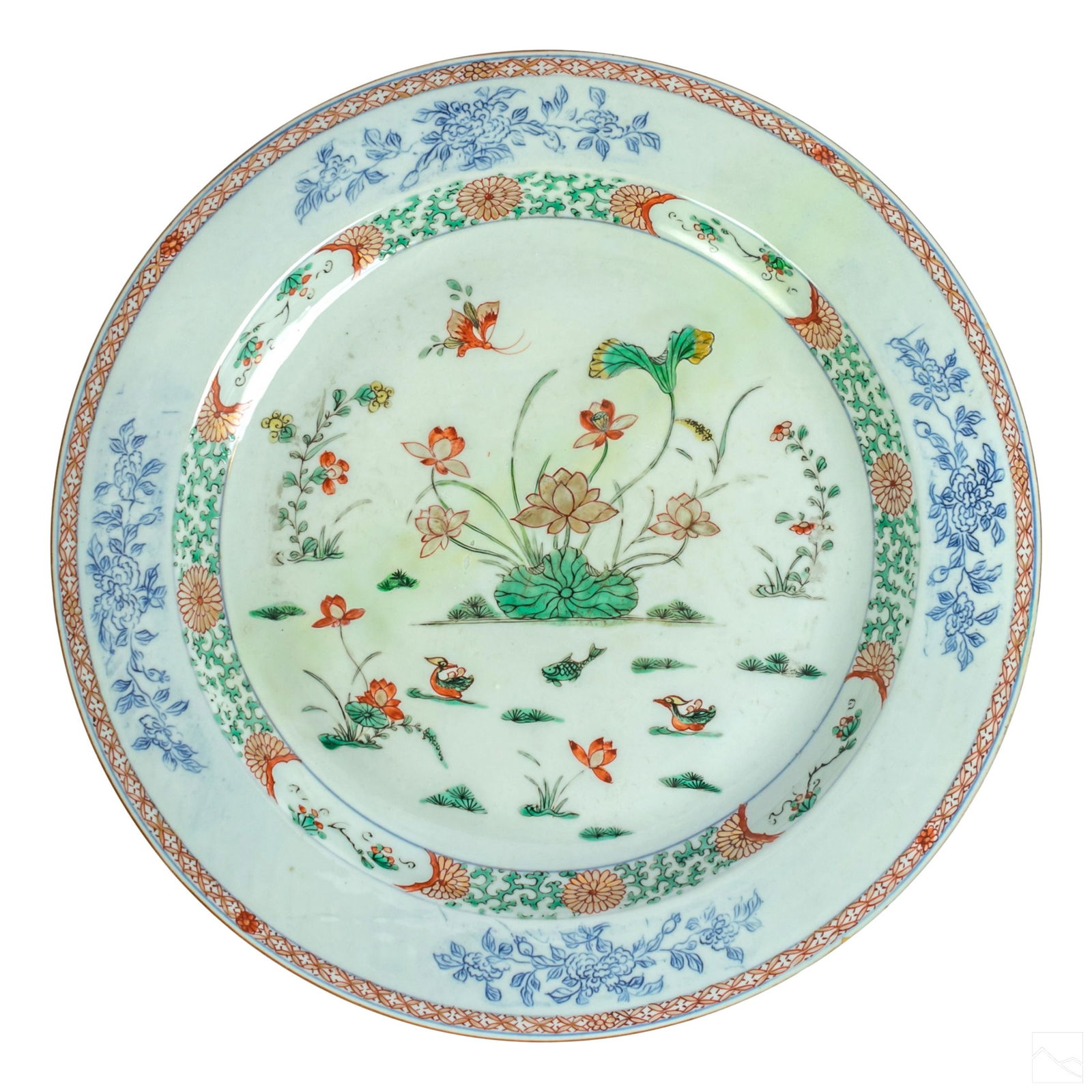 Japanese Imari Porcelain Floral Centerpiece Bowl (1 of 4)