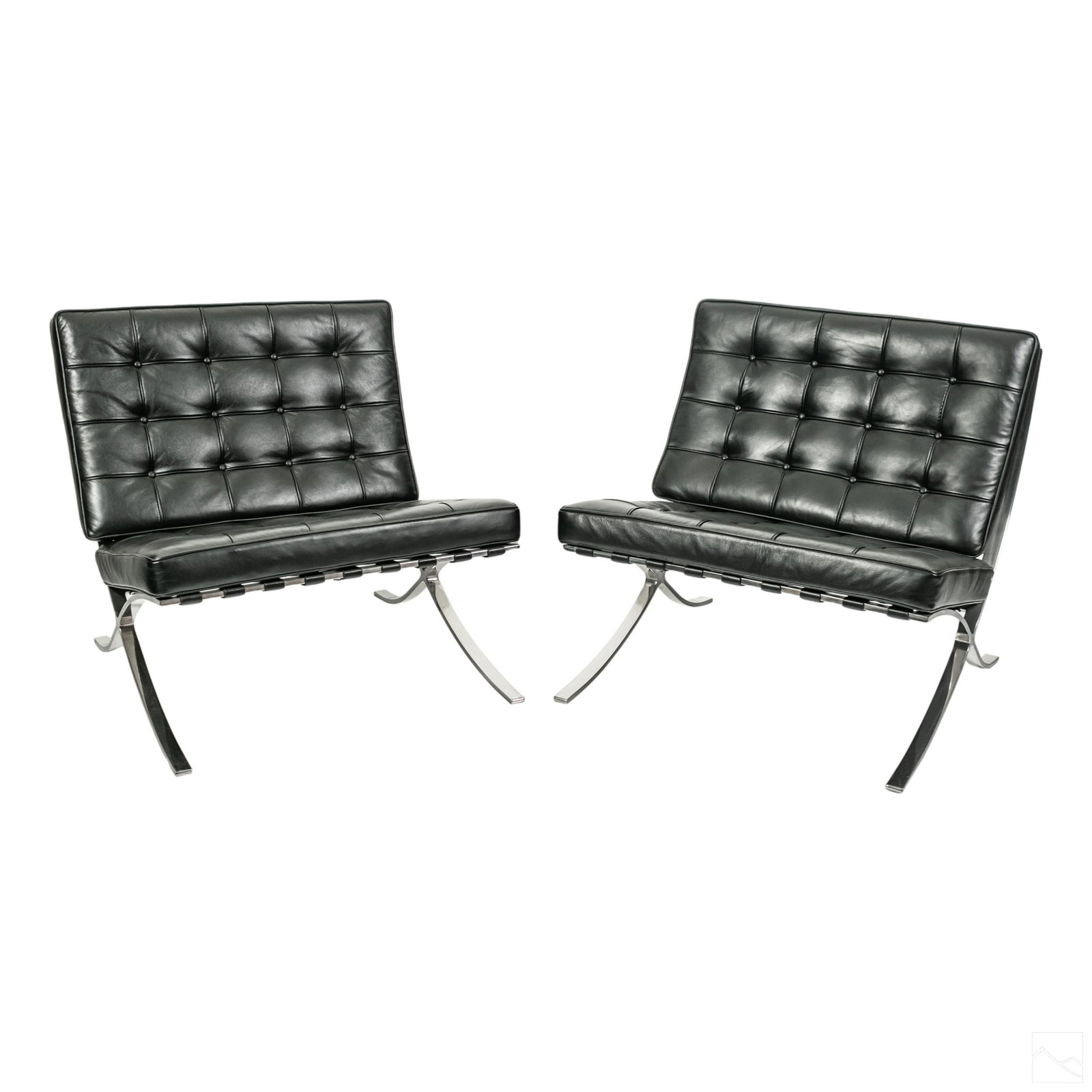 Barcelona Lounge Chairs Designer Mies Van Der Rohe (1 of 7)