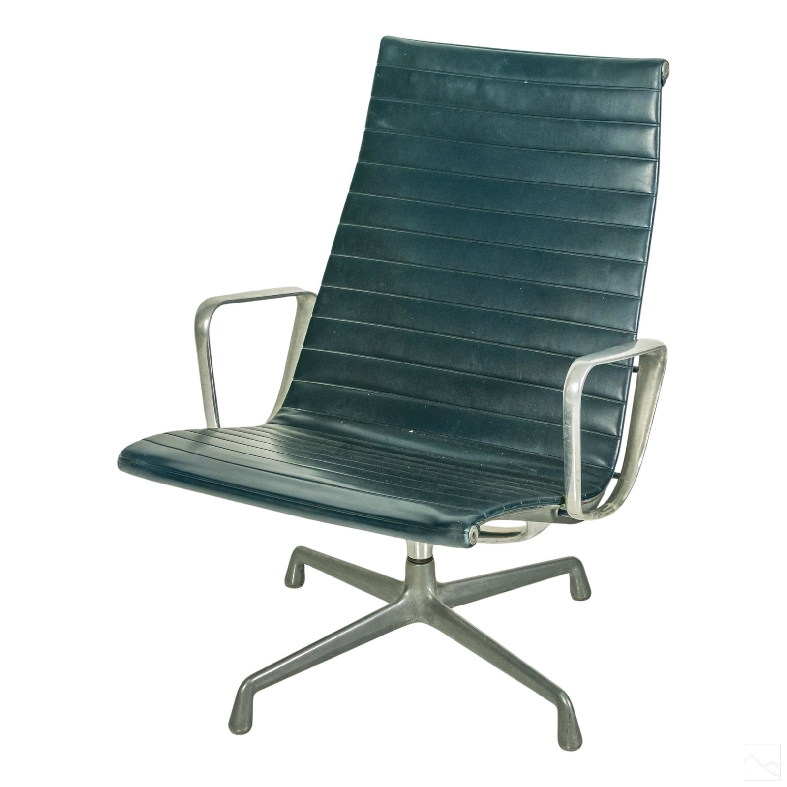 Eames Herman Miller Aluminum Leather Group Chair (1 of 7)