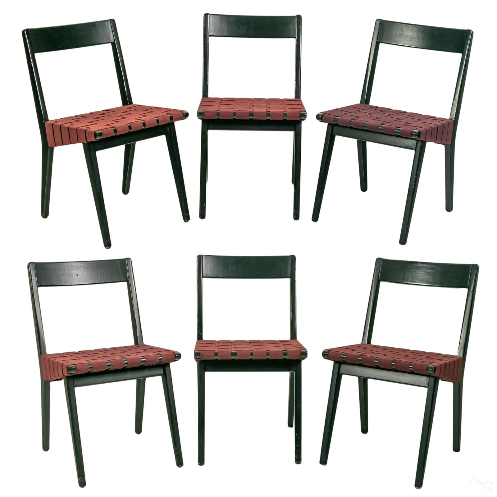 Jens Risom (American, 1916-2016) Knoll 6 Chair SET (1 of 8)