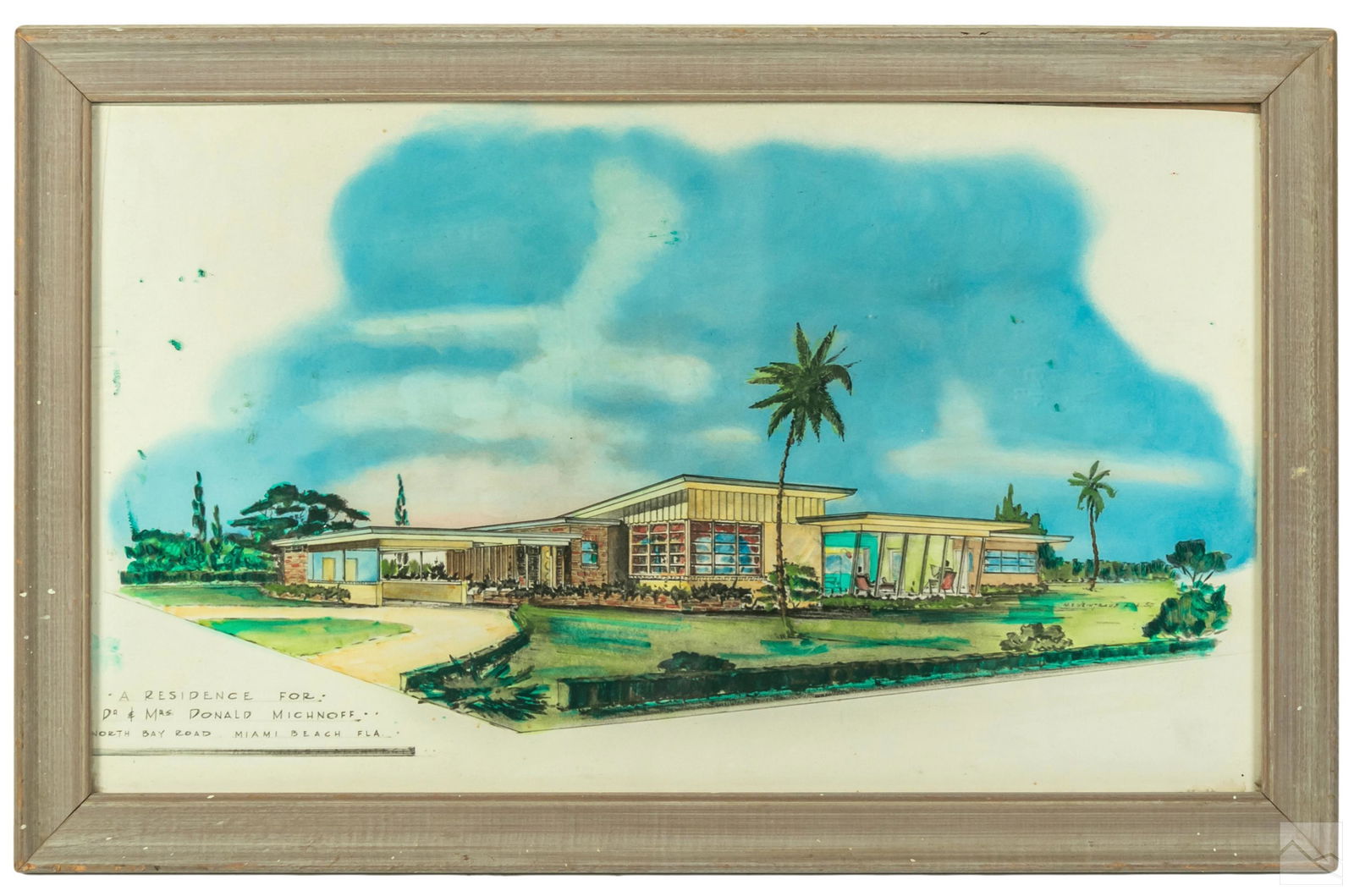 Maurice Weintraub 1920-2007 Architectural Painting (1 of 3)