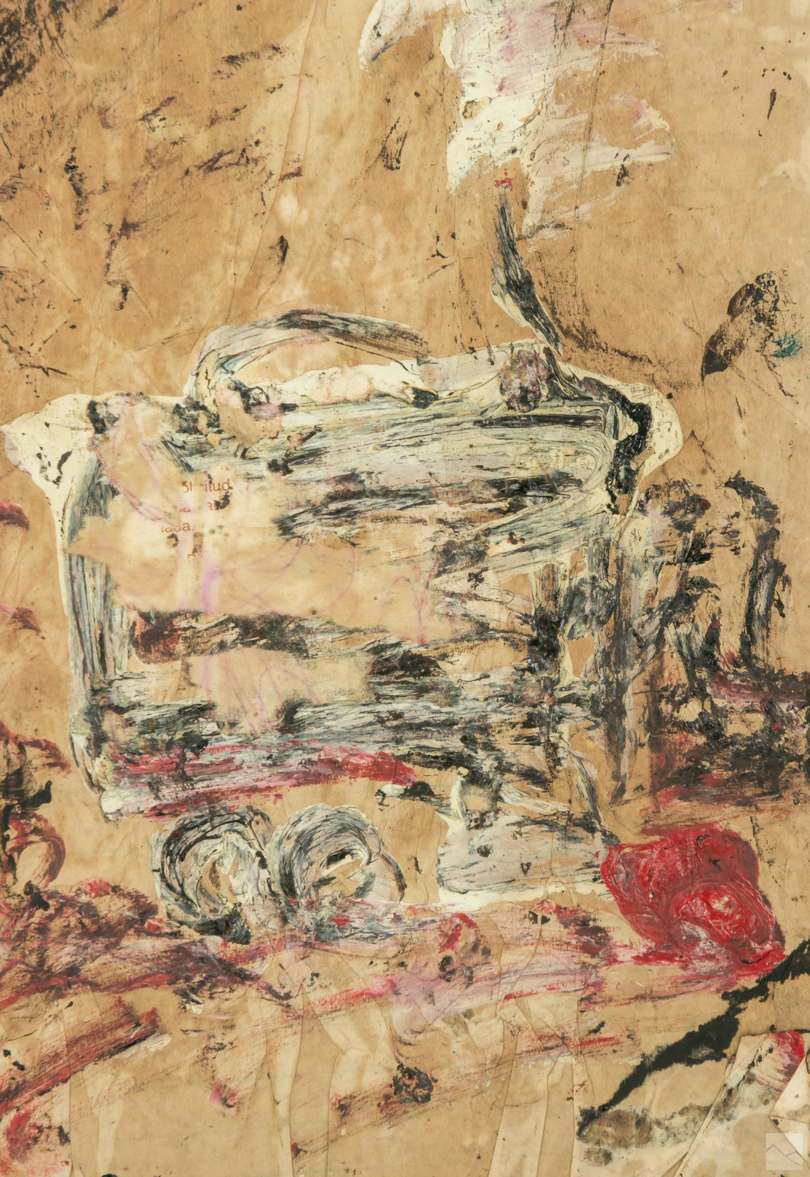 Purvis Young 1943-2010 Outsider Found Art Painting (1 of 4)