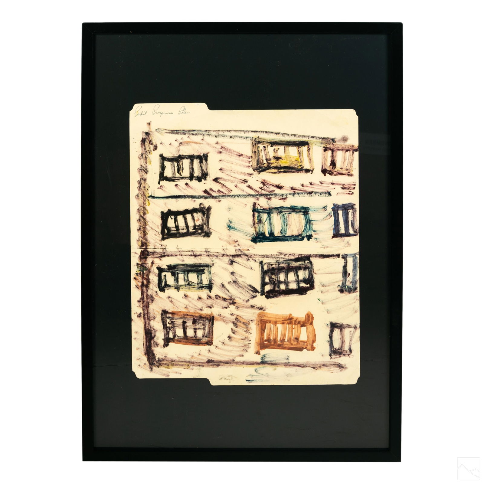 Purvis Young 1943-2010 Outsider Found Art Painting (1 of 5)