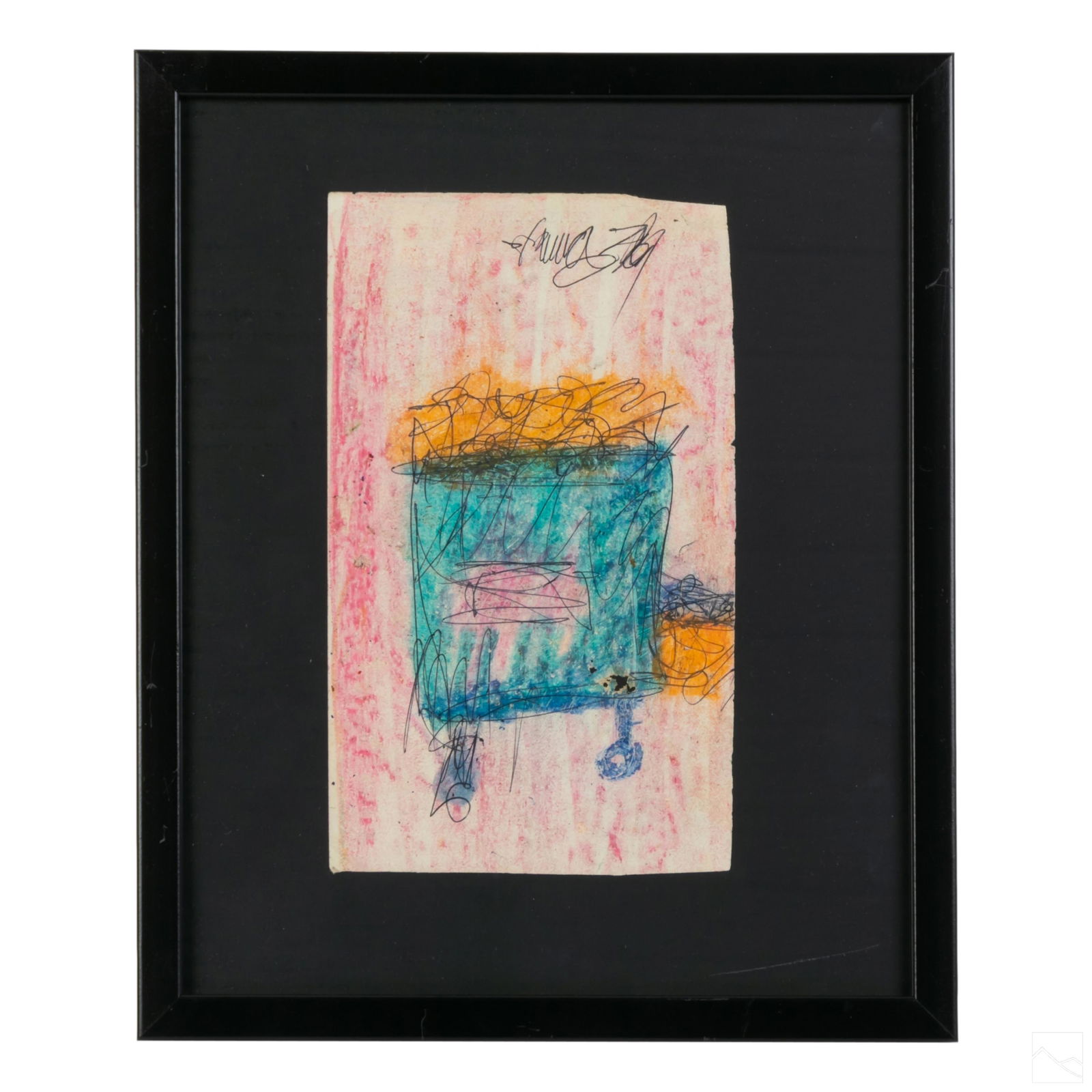 Purvis Young 1943-2010 Outsider Found Art Drawing (1 of 5)