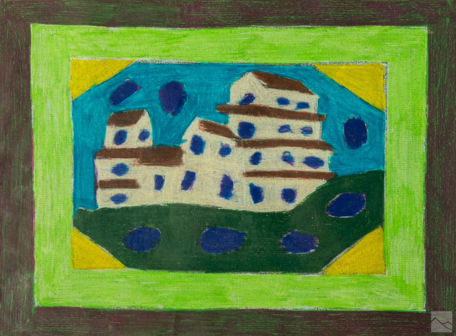 Michael LeVell (b1964) Naive Architectural Drawing (1 of 4)