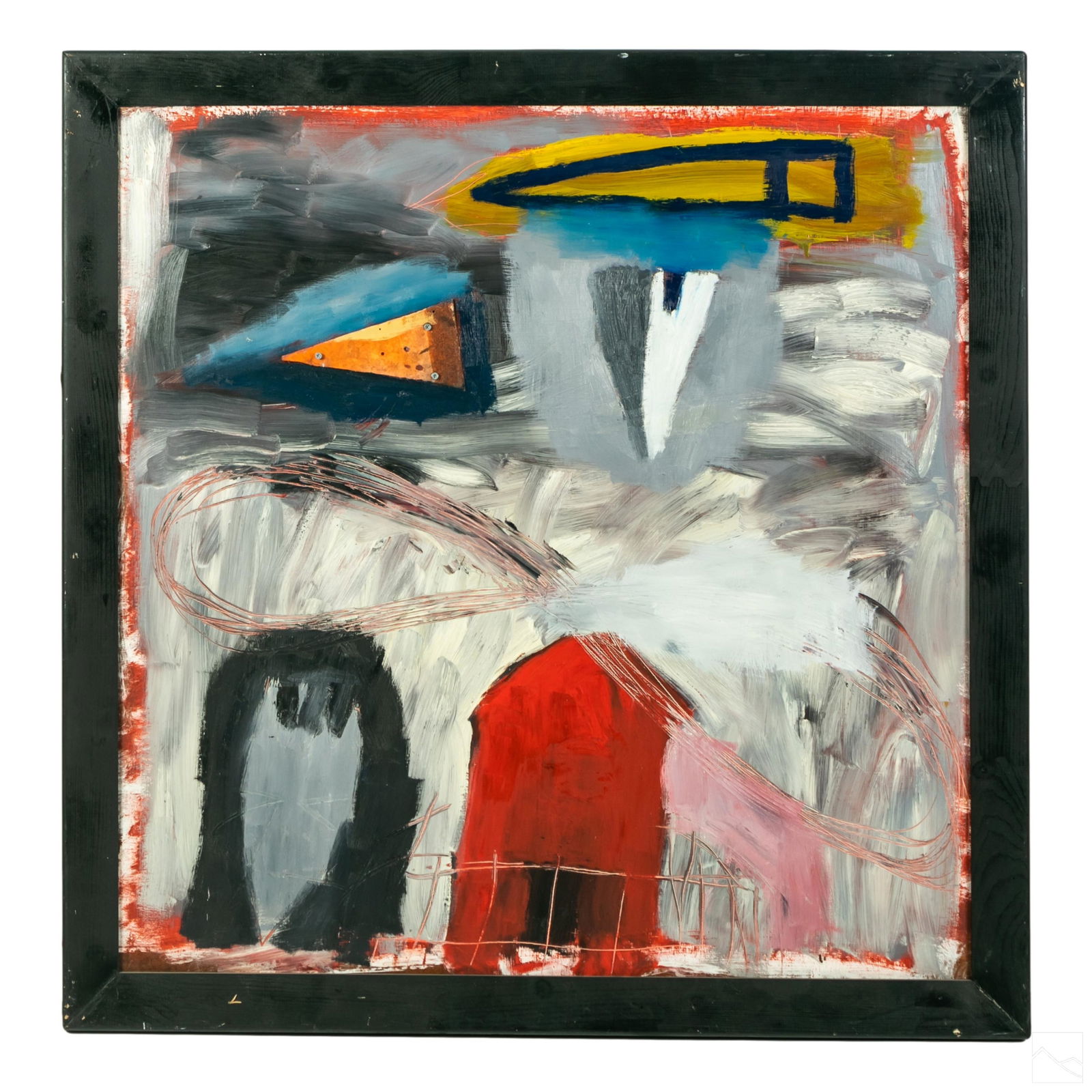 Sam Perry (b.1963) Abstract Outsider Art Painting (1 of 5)