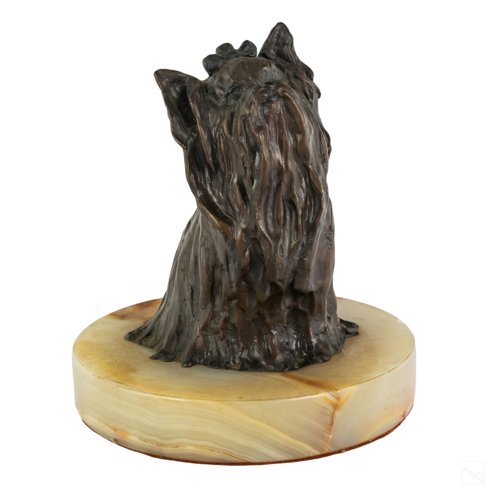 Mickey Mank 20C Bronze Yorkshire Terrier Sculpture (1 of 5)